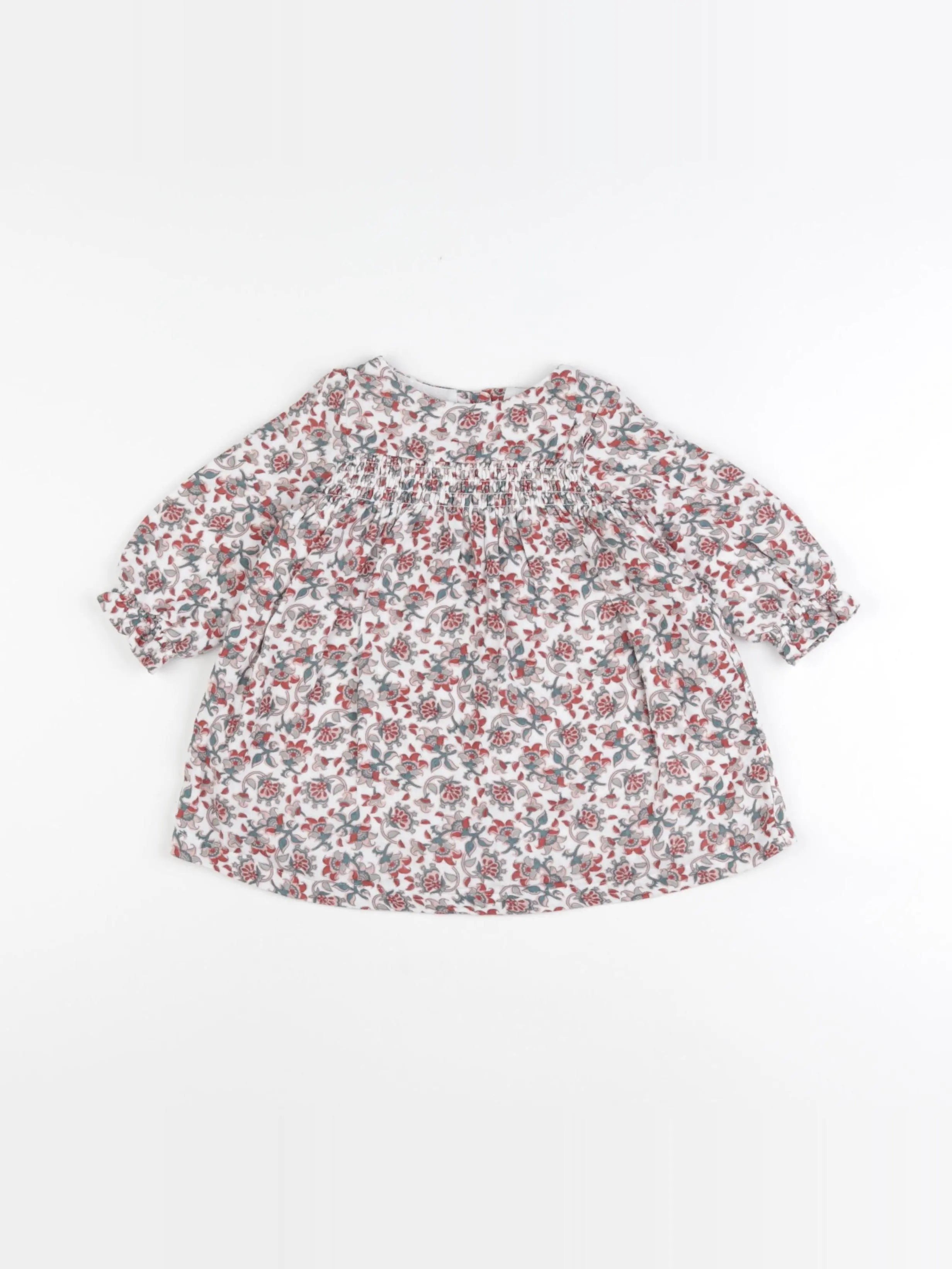 Vertbaudet - robe multicolore - 6 mois
