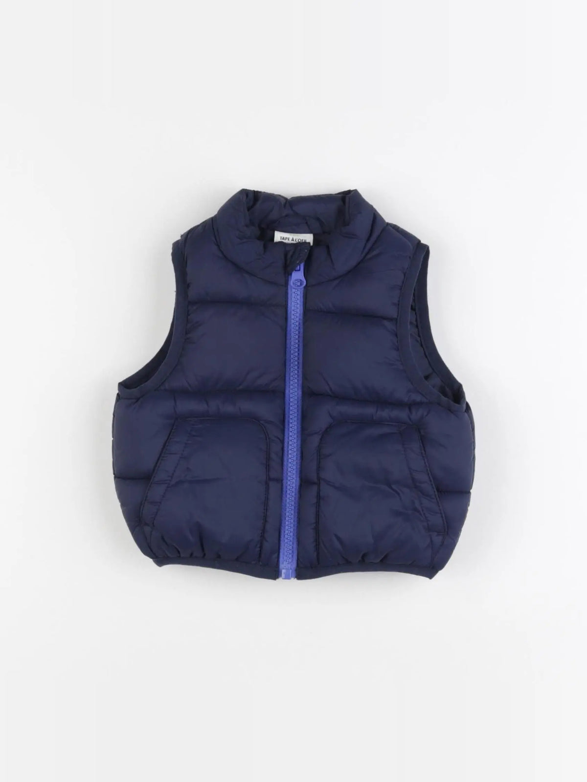 Tape à l'oeil - doudoune bleu - 3 mois