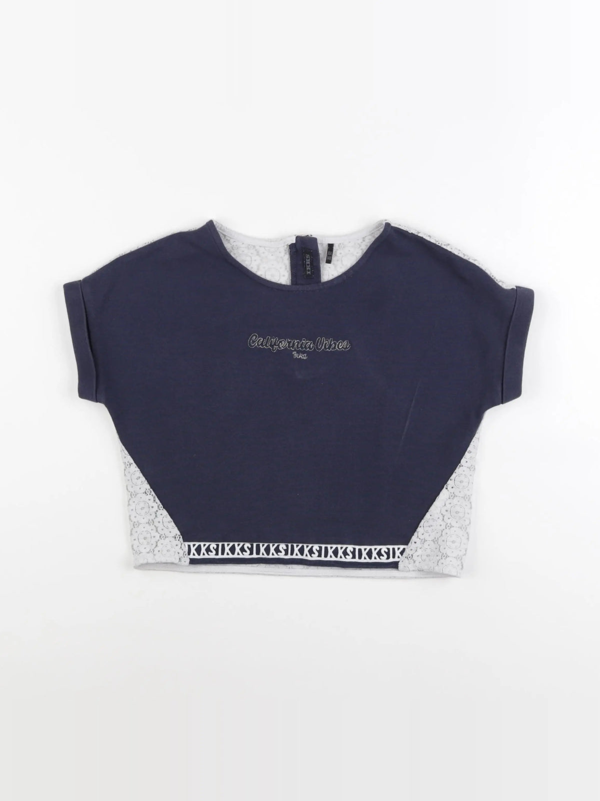 IKKS - tee-shirt bleu - 10 ans
