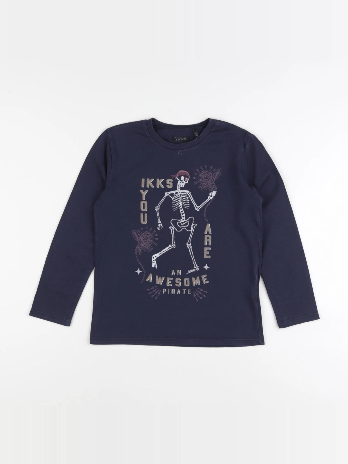 IKKS - tee-shirt bleu - 6 ans