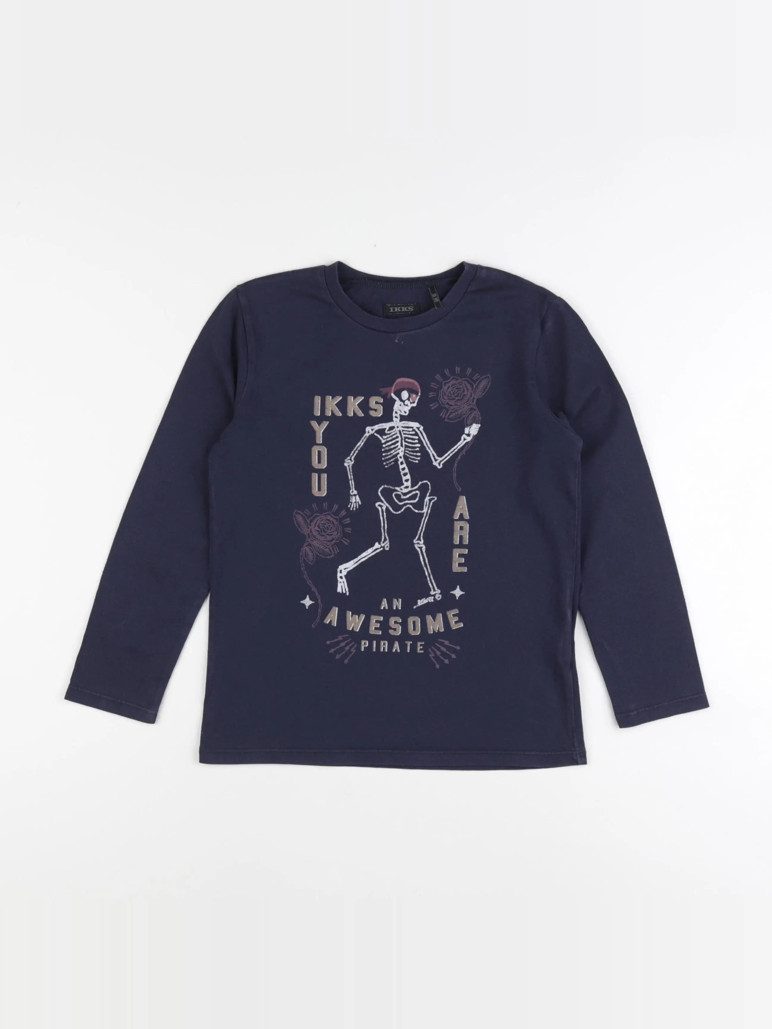 IKKS - tee-shirt bleu - 6 ans