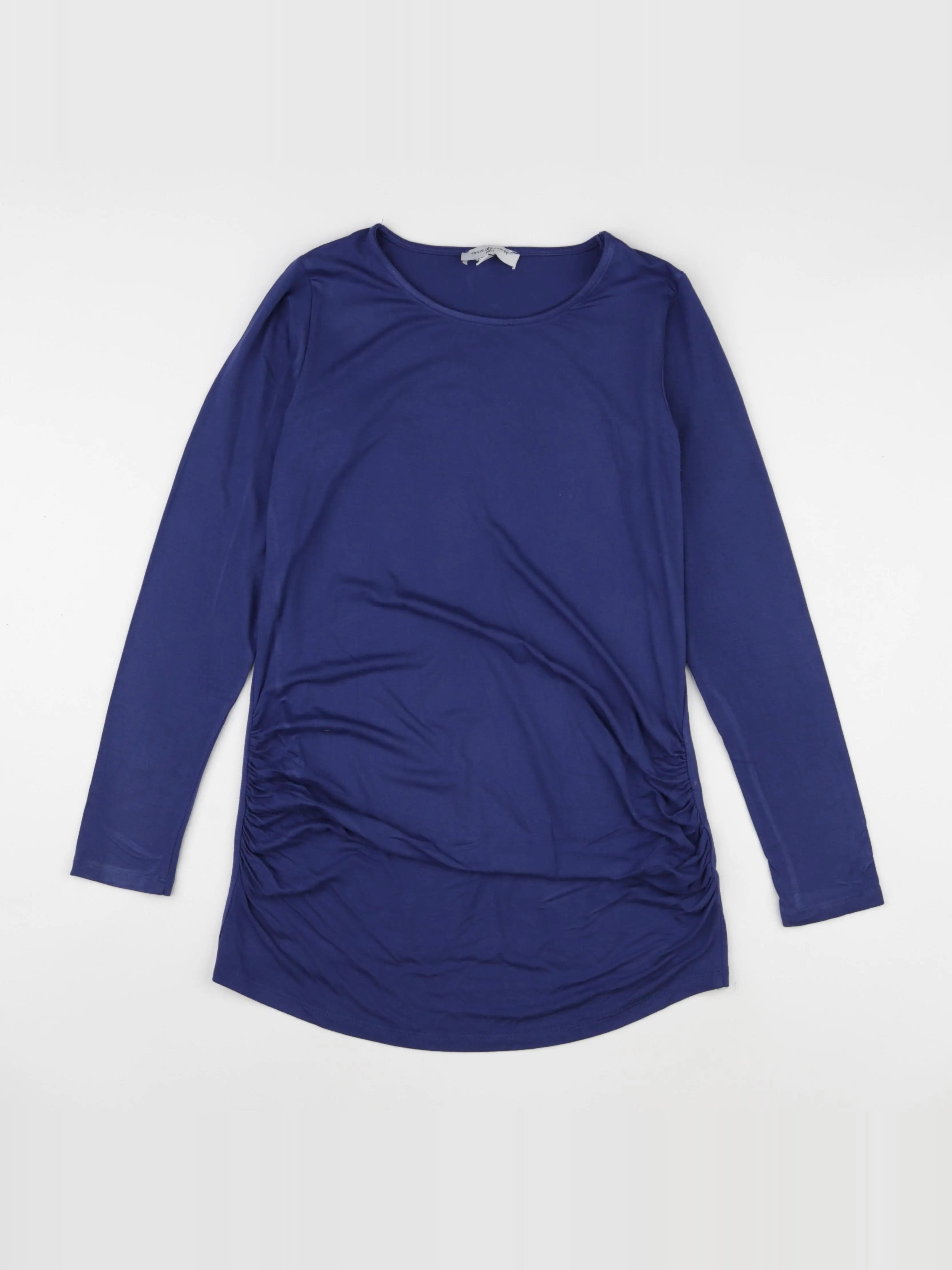 Envie de fraise - tee-shirt grossesse bleu - 36 à 38