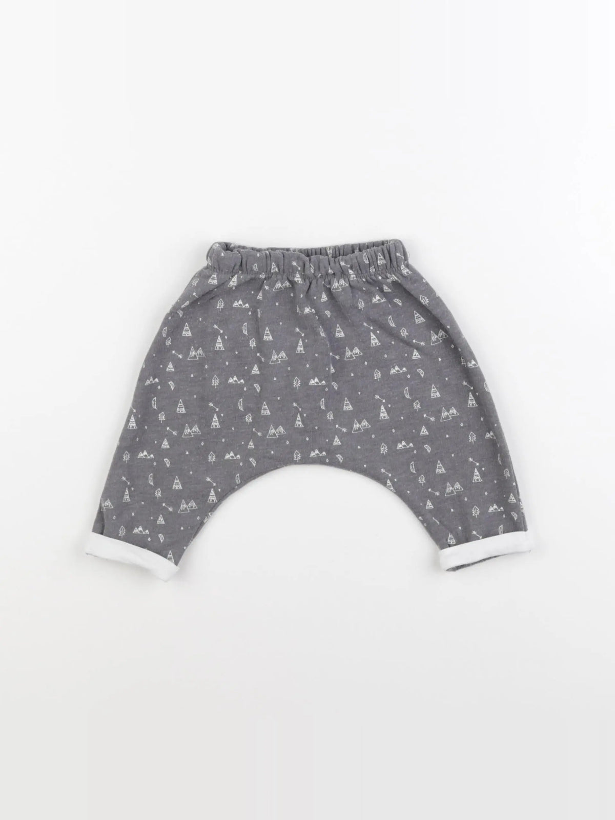 Vertbaudet - pantalon gris - 3 mois