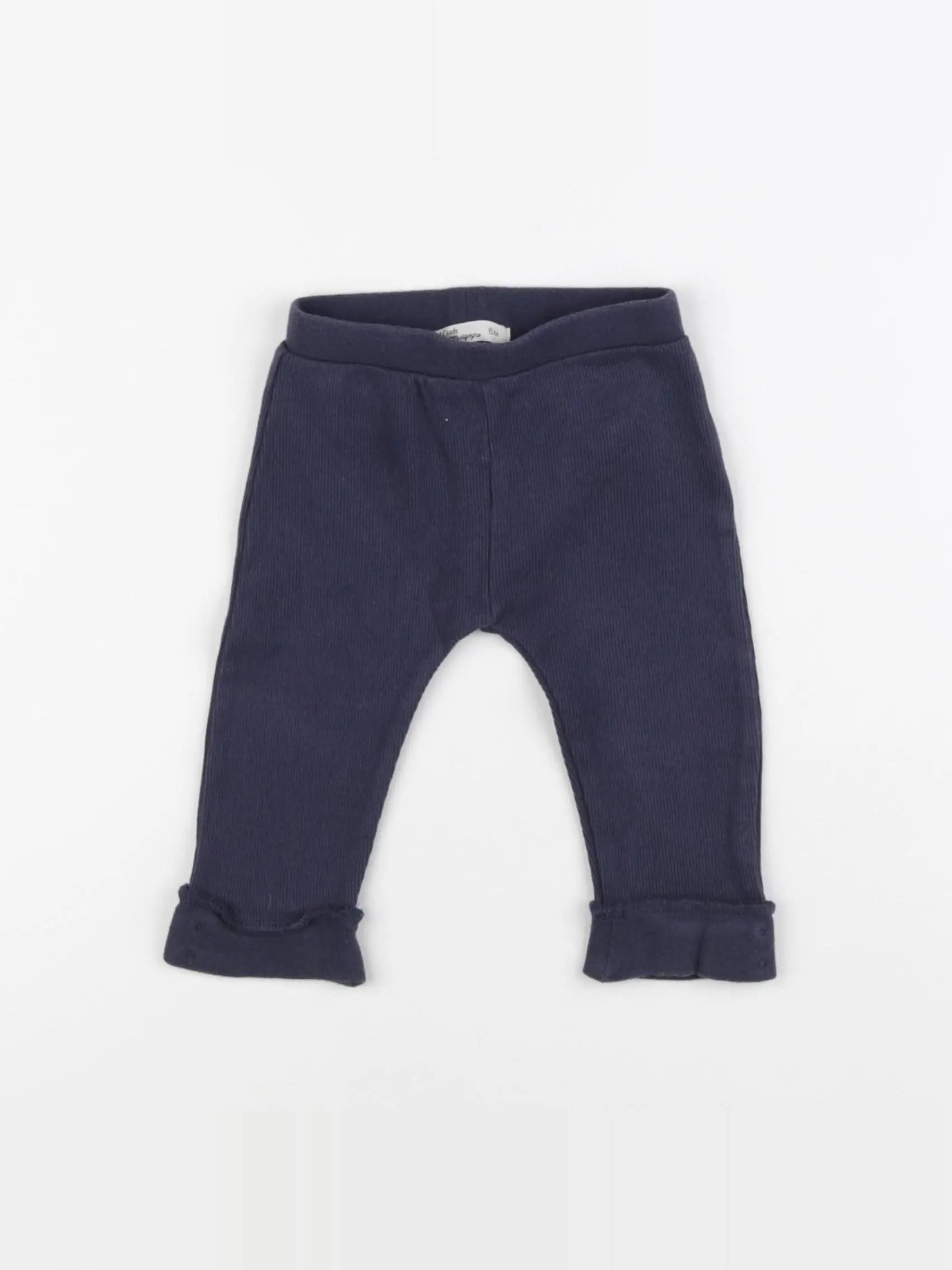Little Cigogne - legging bleu - 6 mois