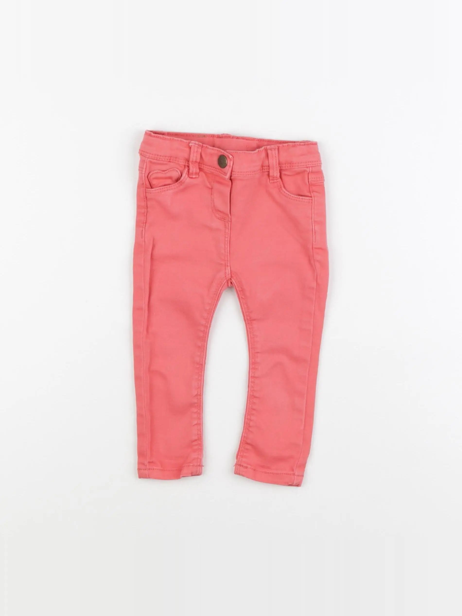 Tape à l'oeil - pantalon orange - 6 mois
