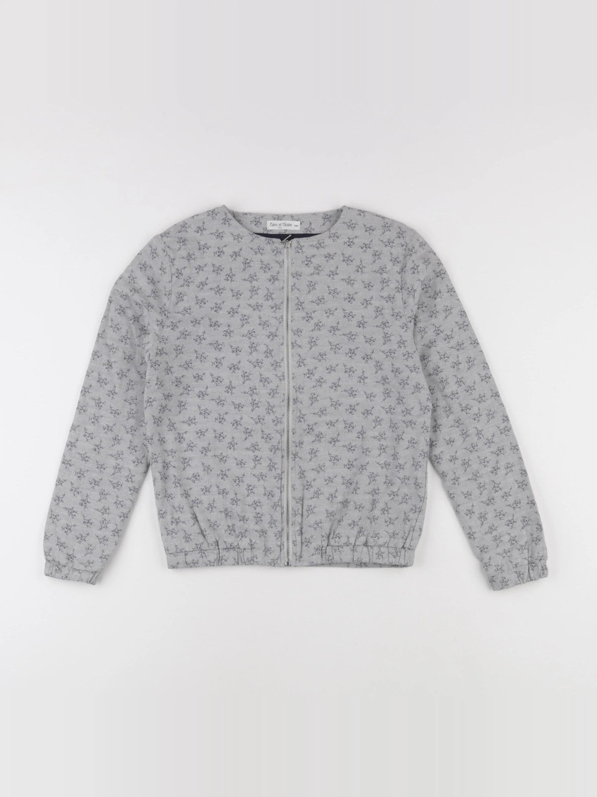 Eden & Victor - veste gris - 10 ans