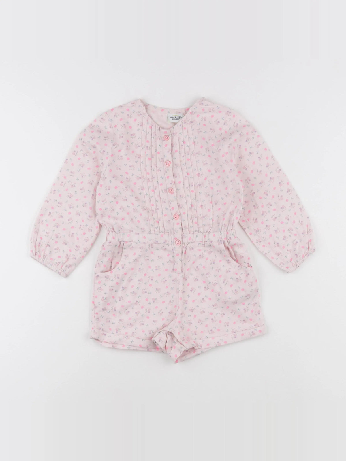 Tape à l'oeil - combinaison rose - 24 mois