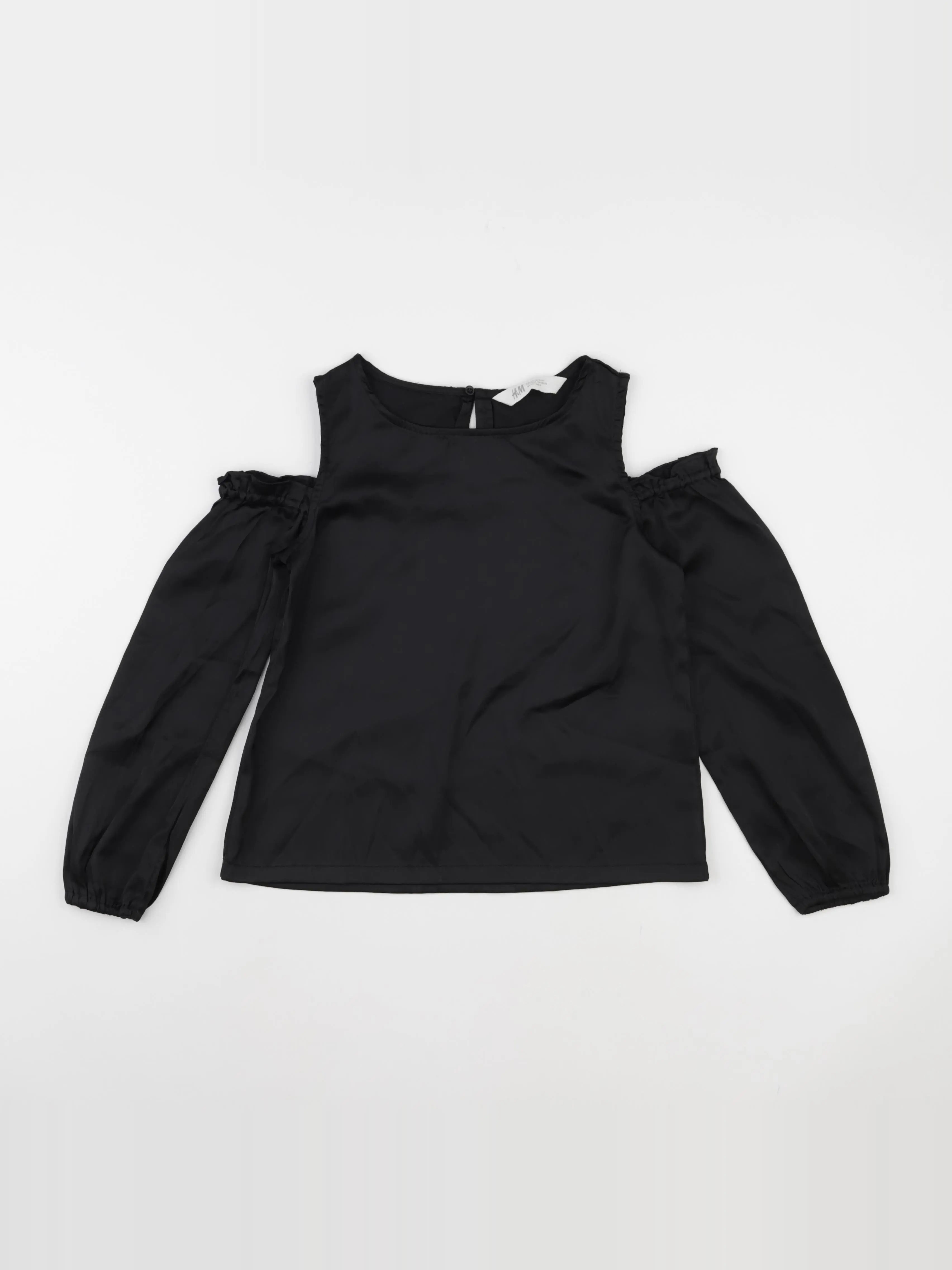 H&M - blouse noir - 10/11 ans