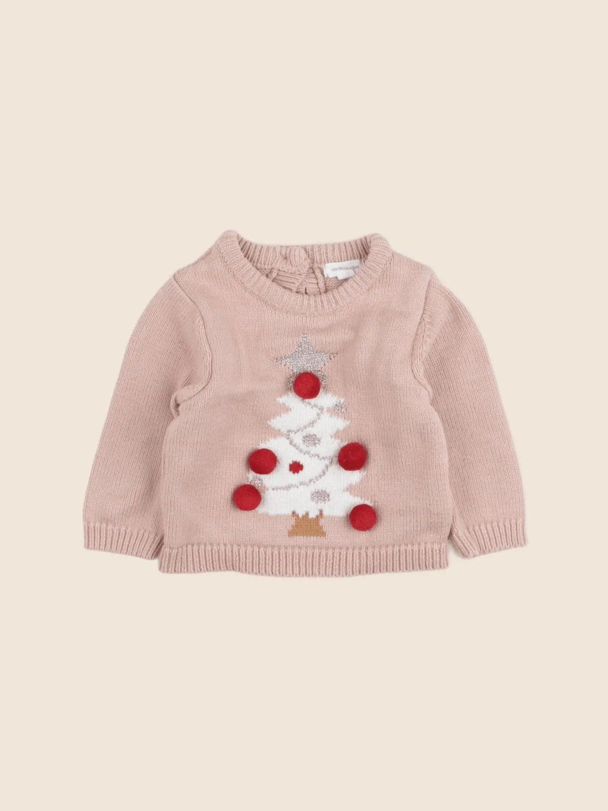 Vertbaudet - pull rose - 3 mois