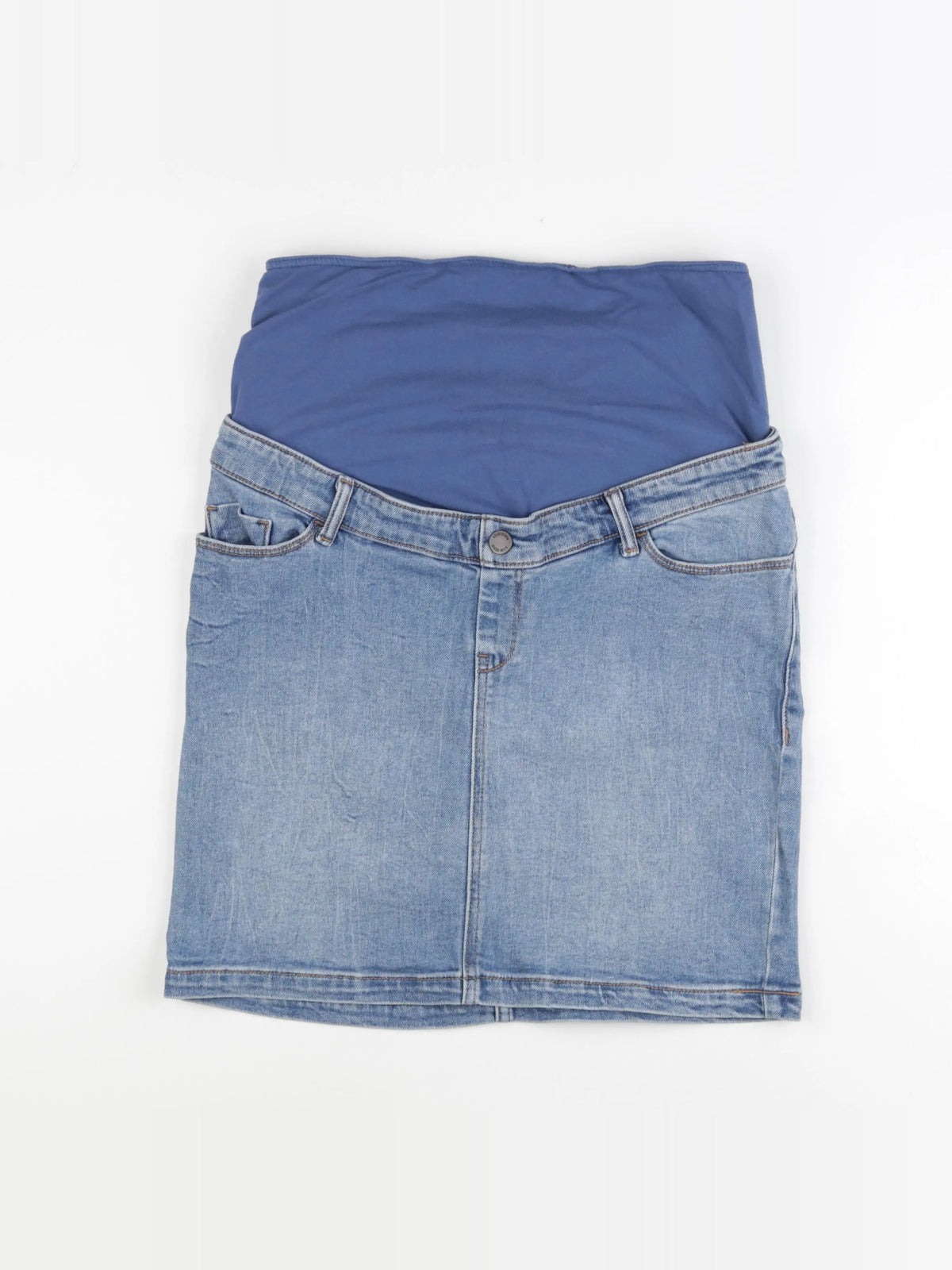Kiabi - jupe grossesse bleu - 38