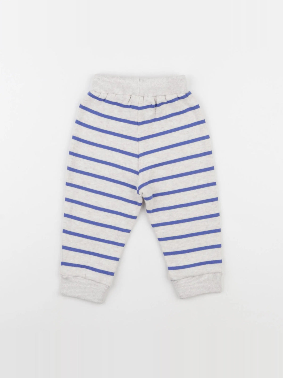Jogging rayé bleu