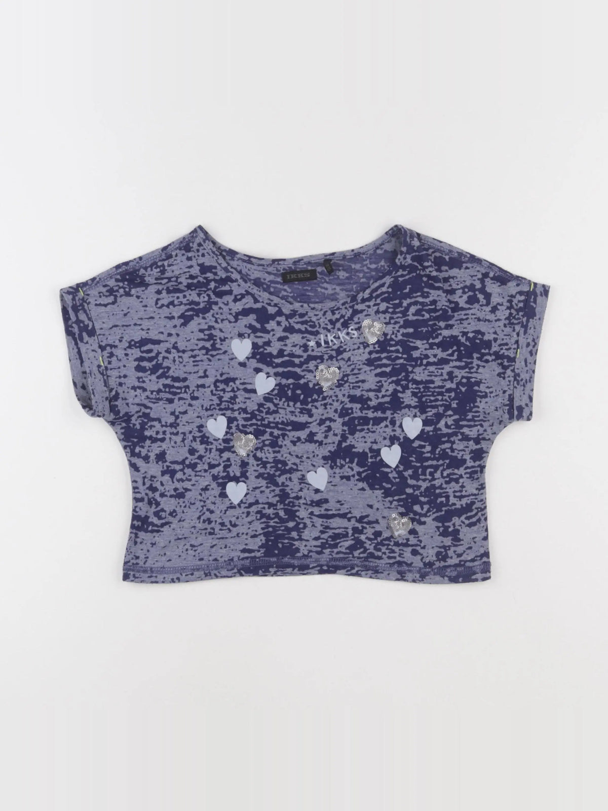 IKKS - tee-shirt bleu - 8 ans