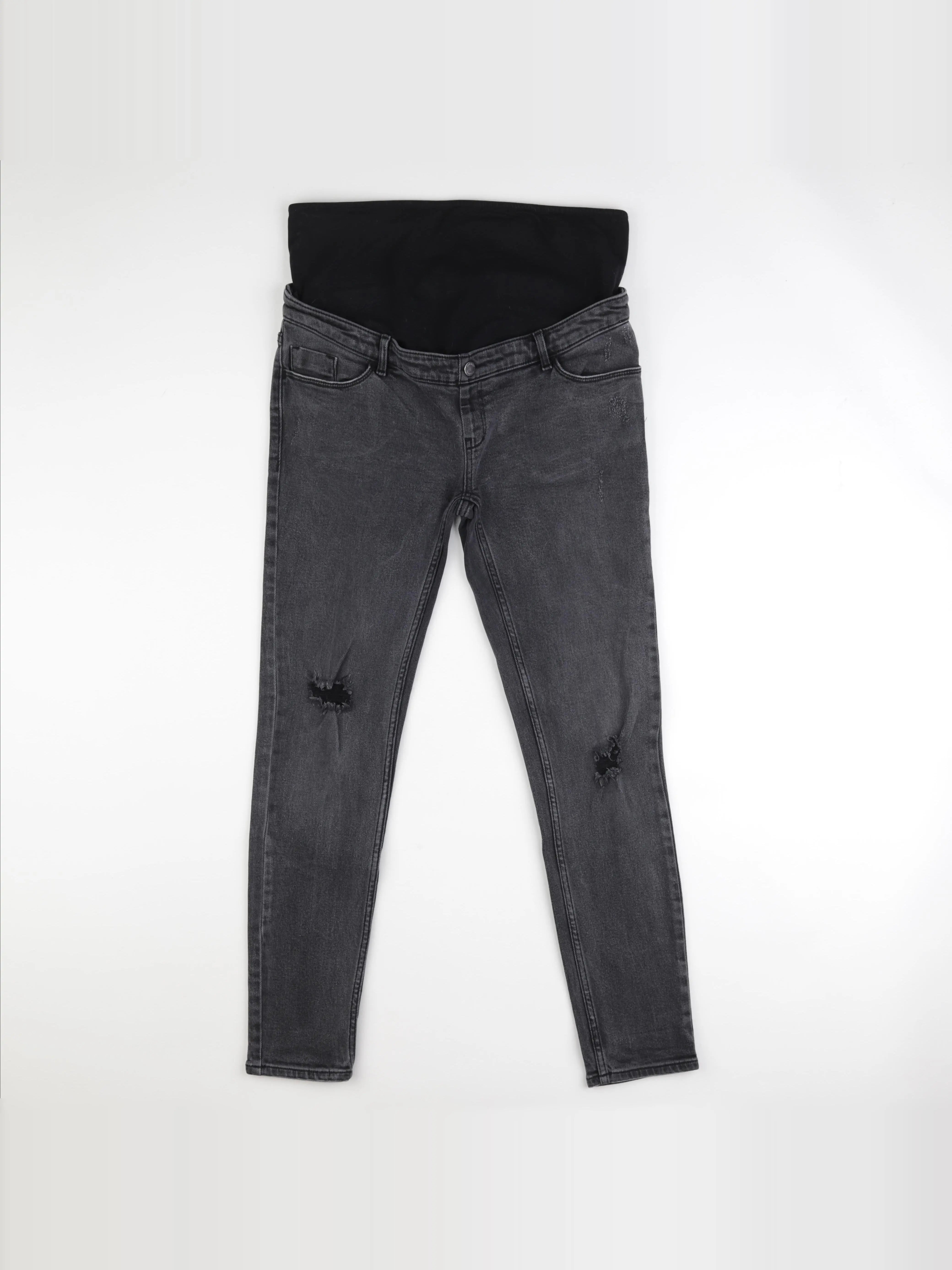 Kiabi - jean grossesse gris - 42