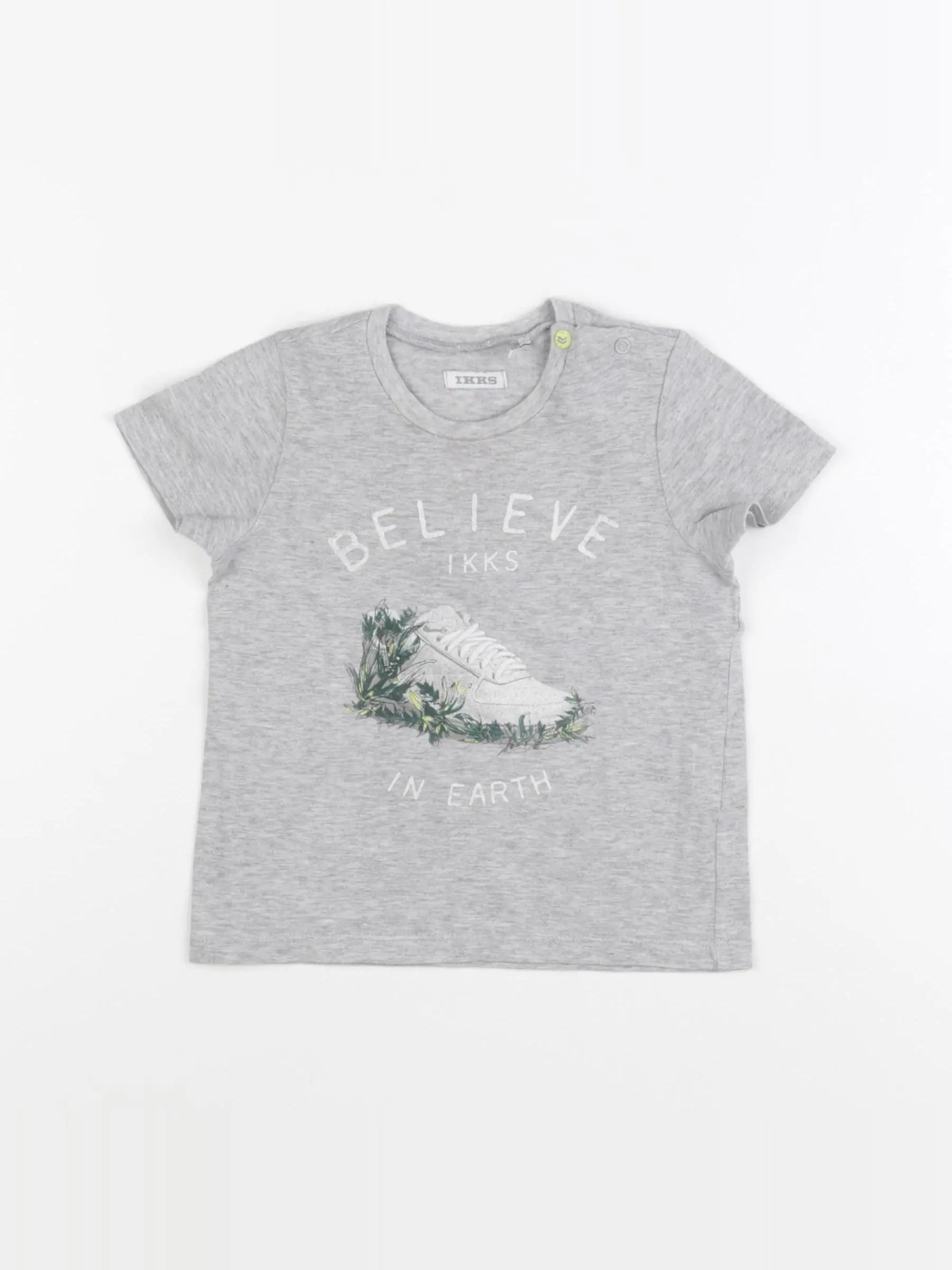 IKKS - tee-shirt gris - 12 mois