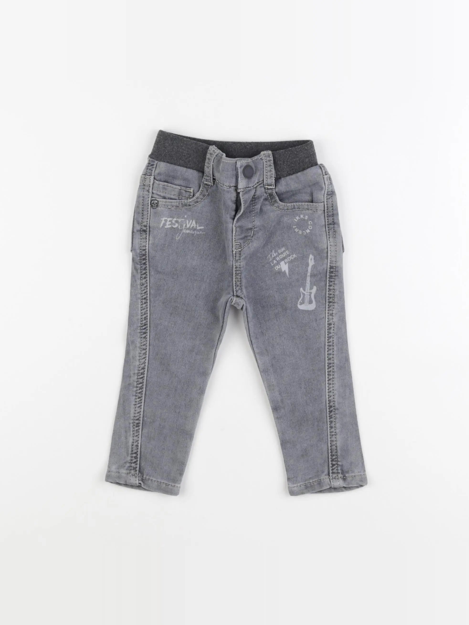 IKKS - pantalon gris - 12 mois