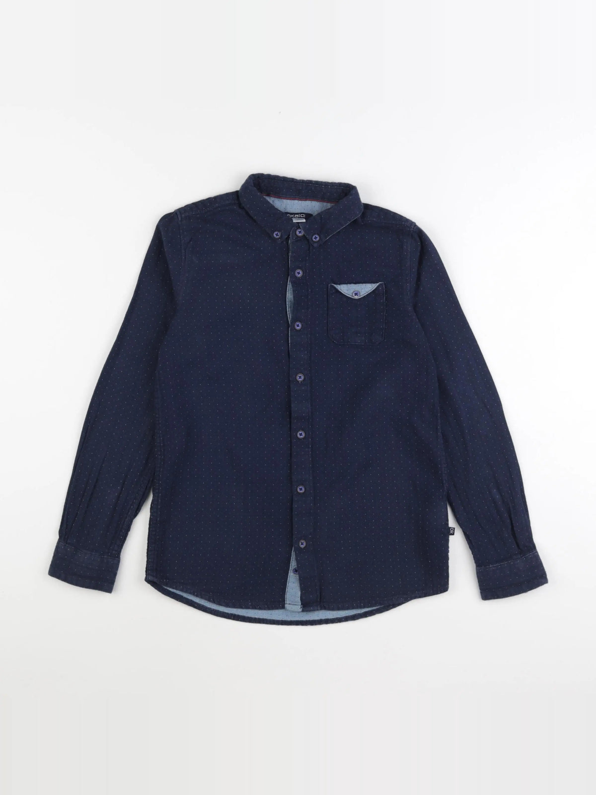 Okaidi - chemise bleu - 10 ans