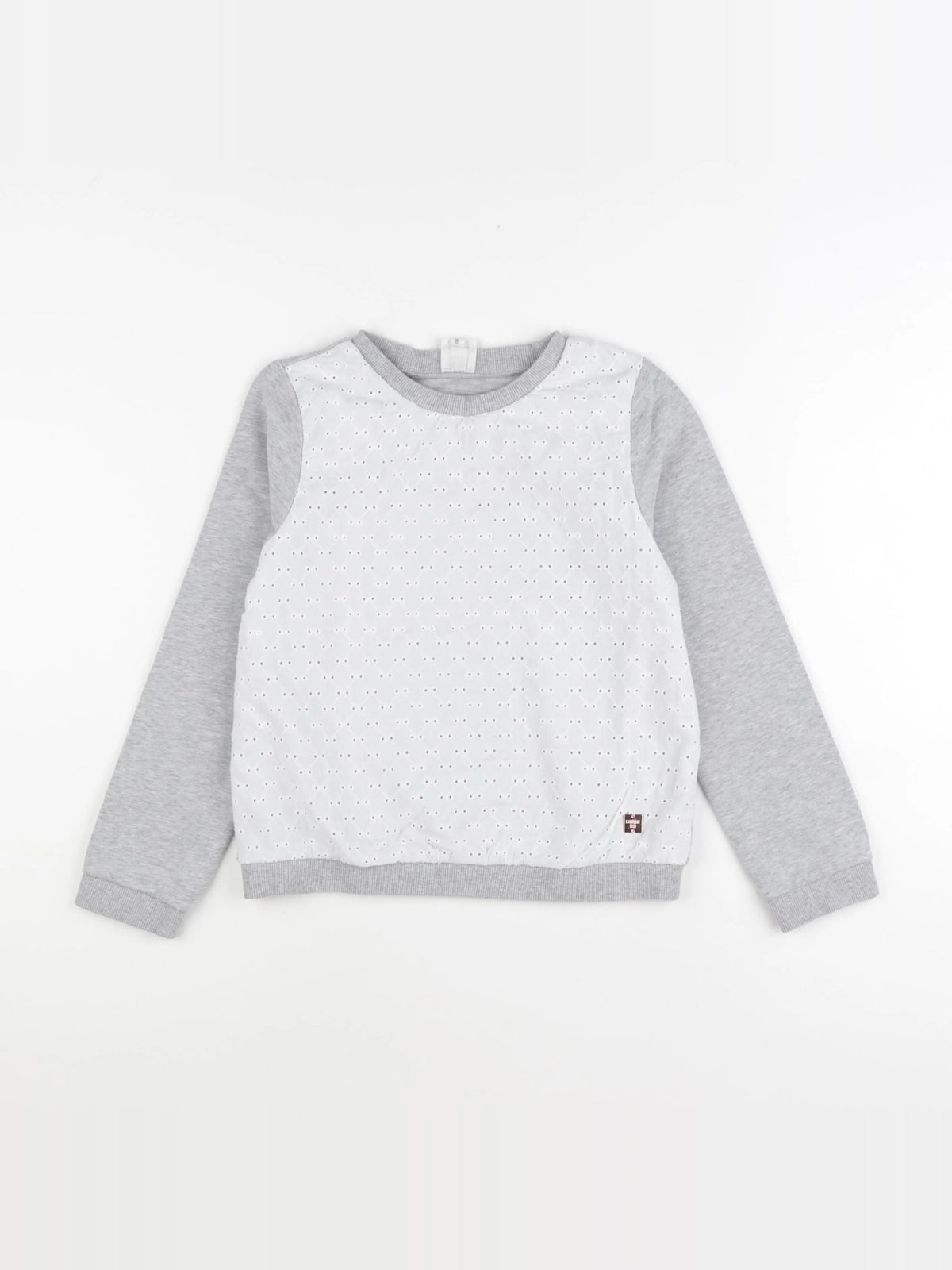 Carrément Beau - sweat gris - 10 ans