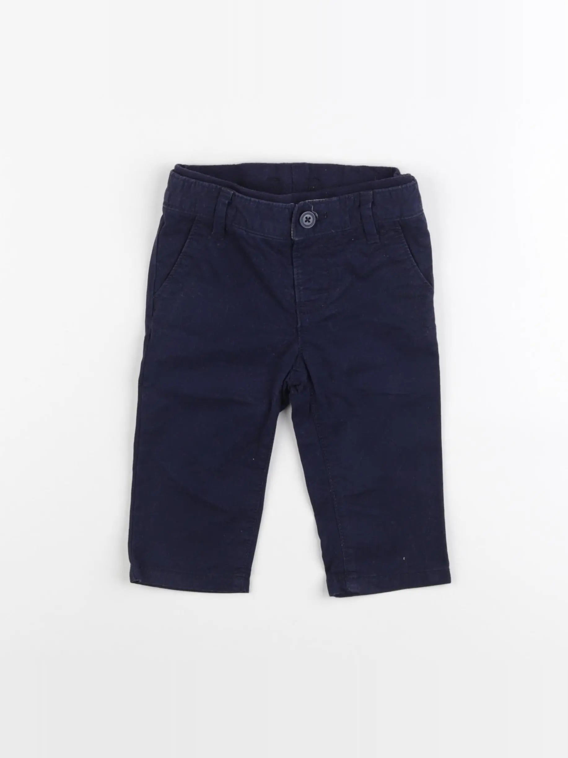 GAP - pantalon bleu - 6/12 mois