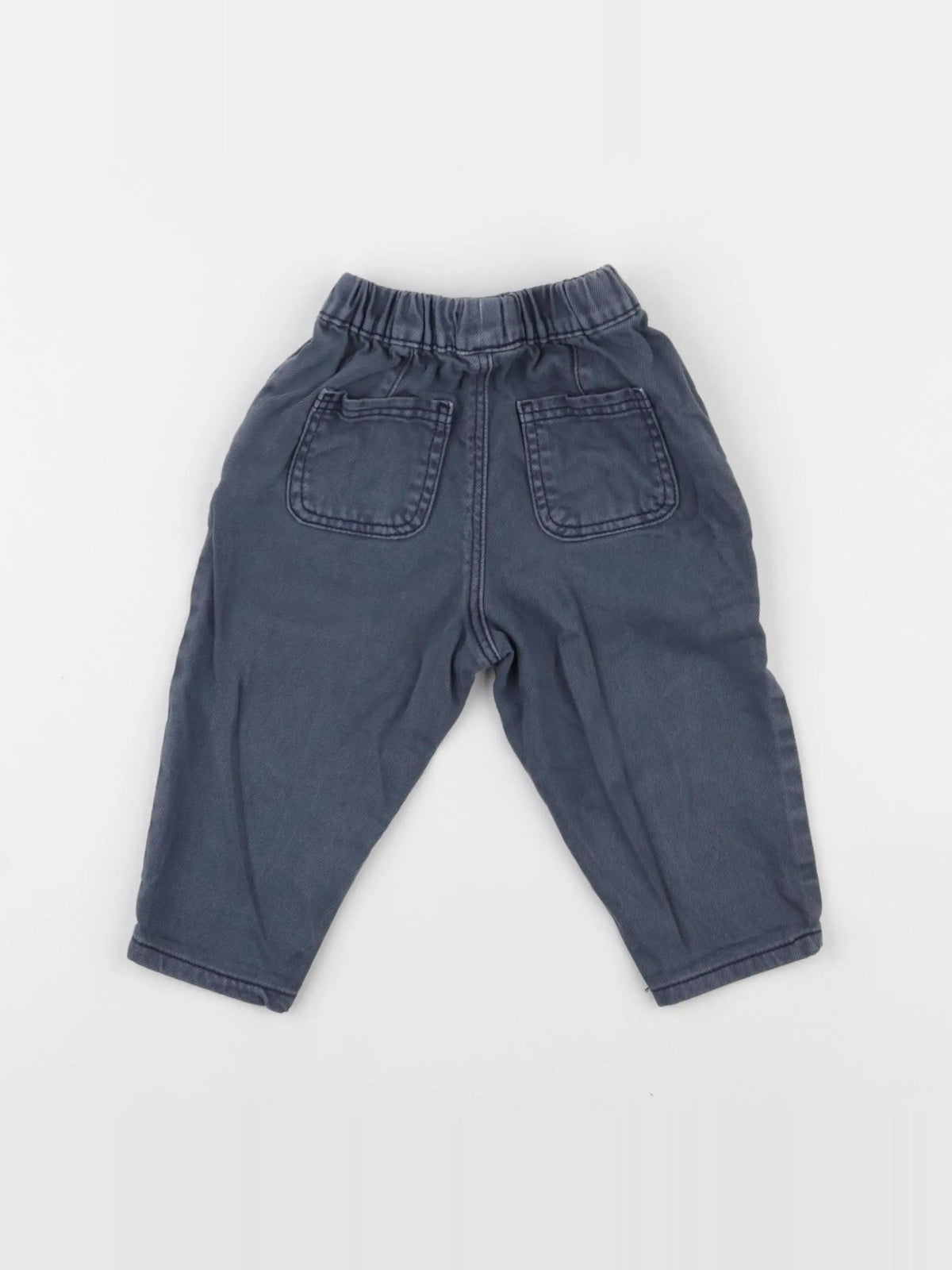 Vertbaudet - pantalon bleu - 9 mois
