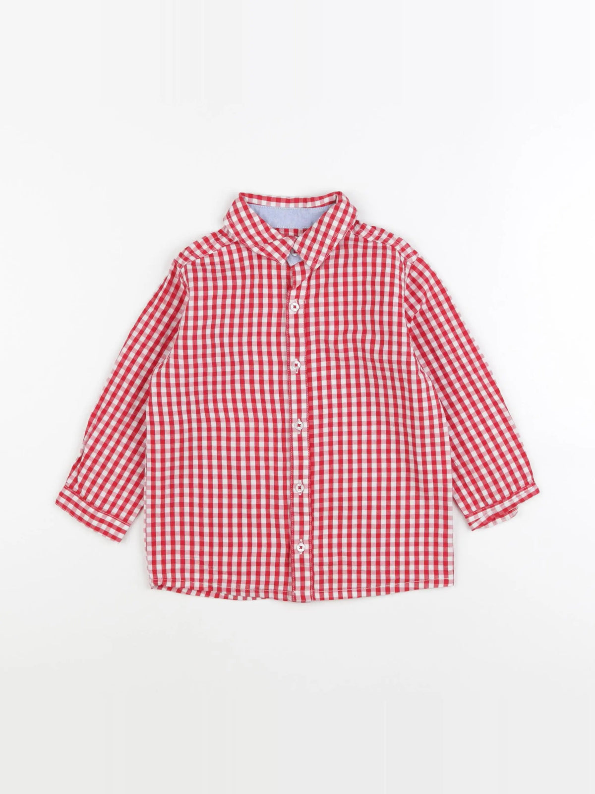 Boutchou - chemise rouge, blanc - 36 mois