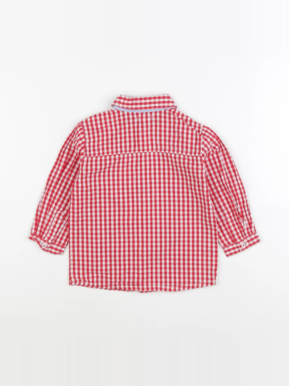 Boutchou - chemise rouge, blanc - 36 mois