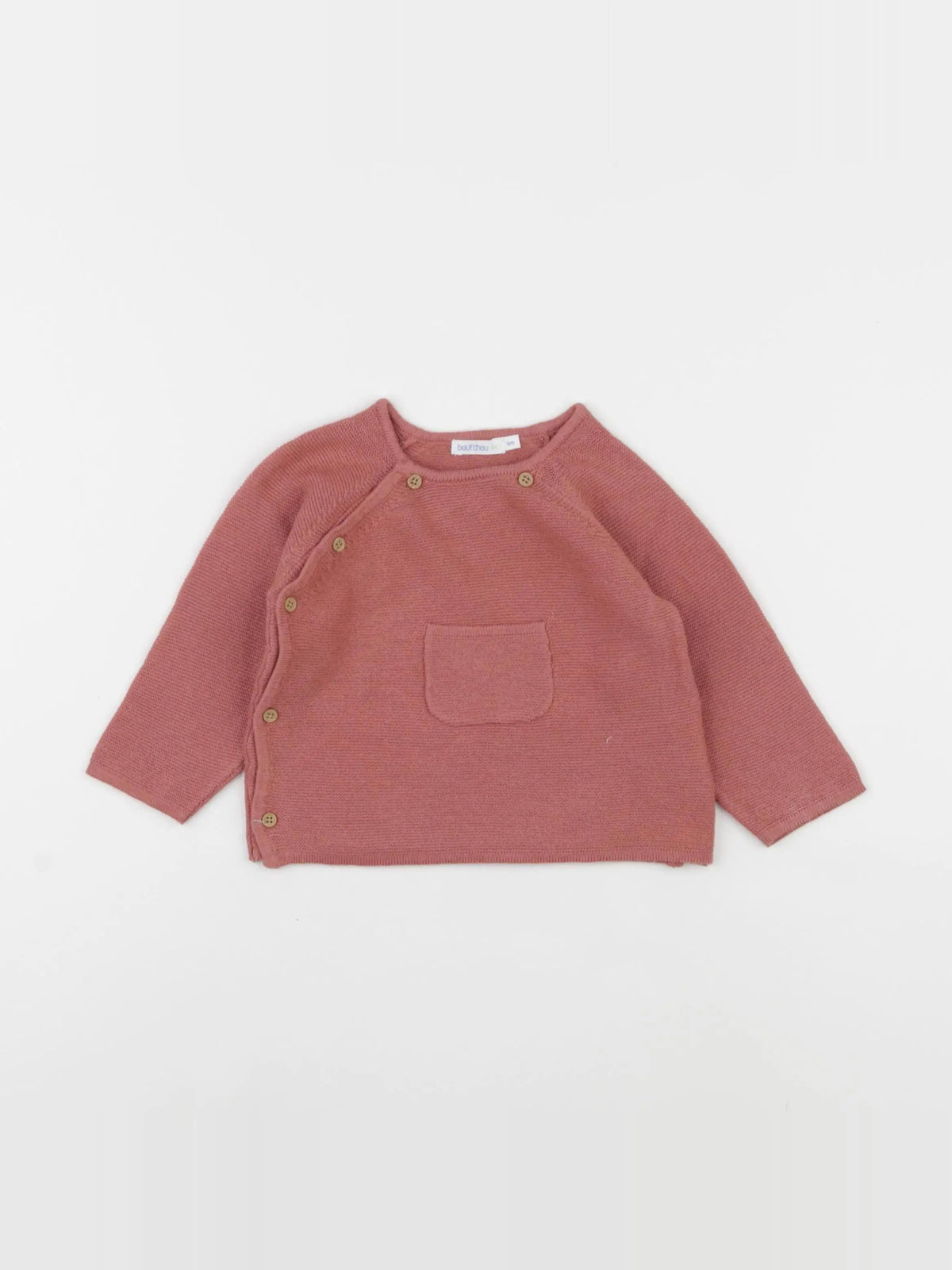Boutchou - pull rose - 6 mois