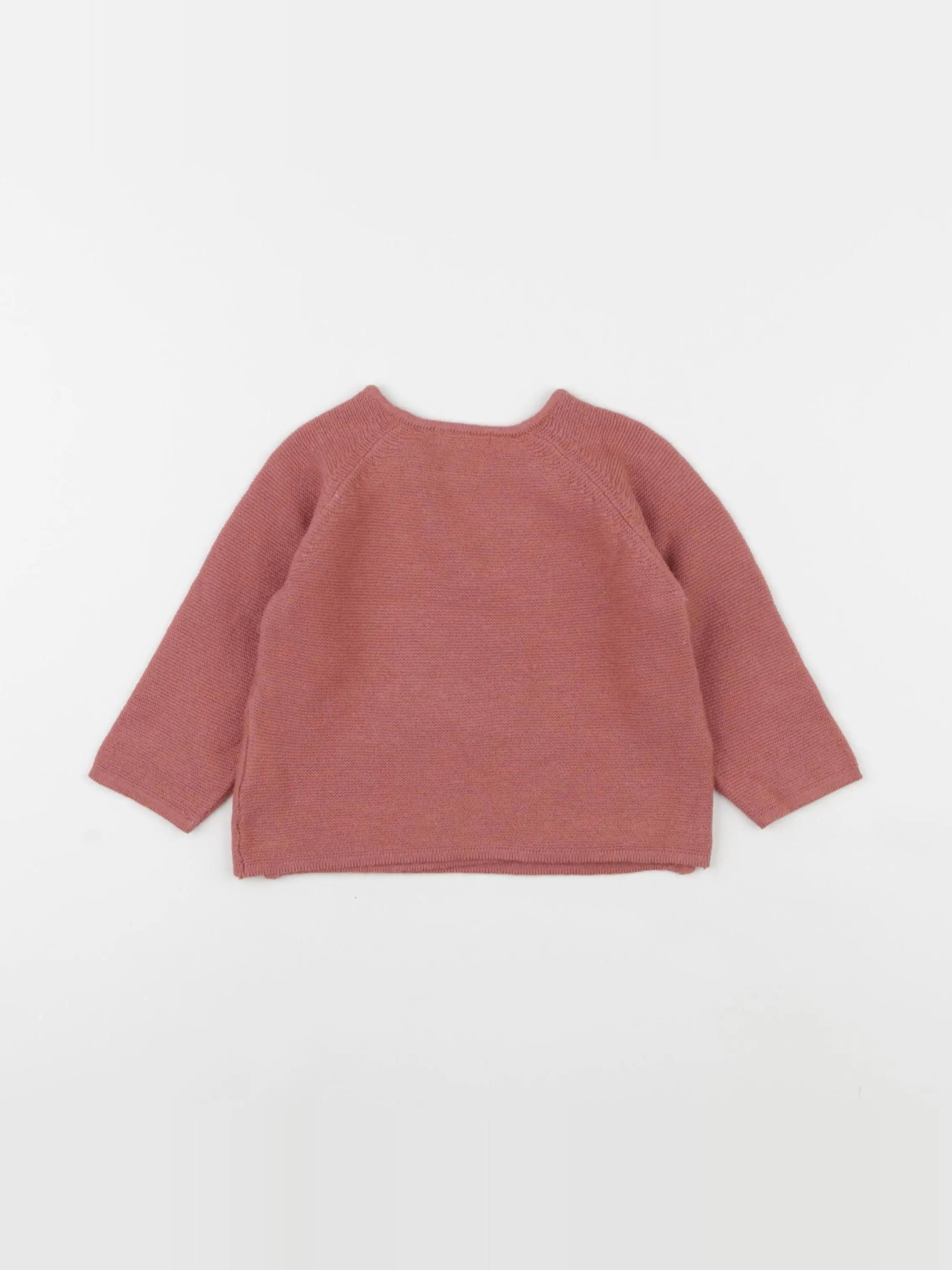 Boutchou - pull rose - 6 mois