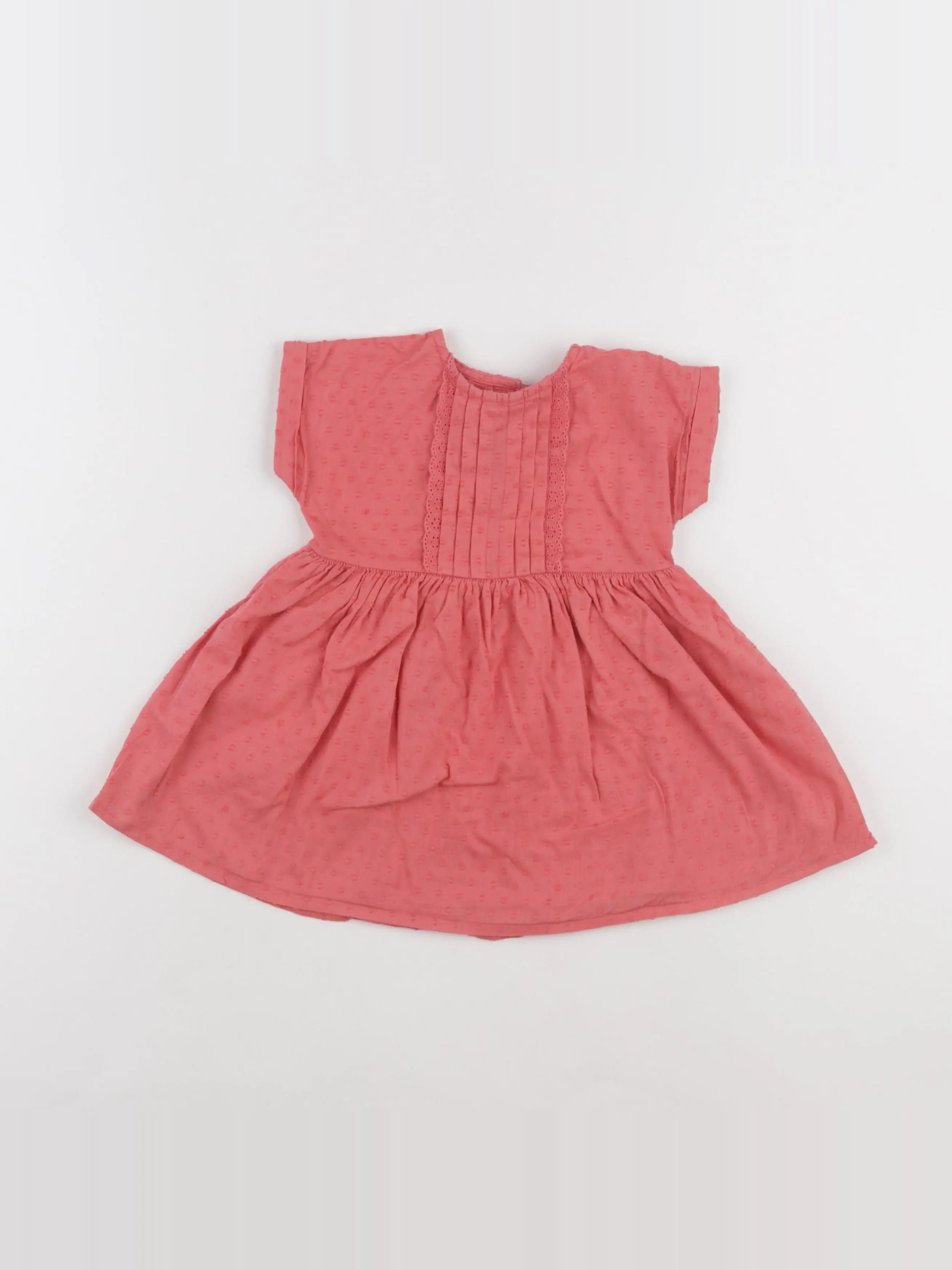 Tape à l'oeil - robe rose - 12 mois