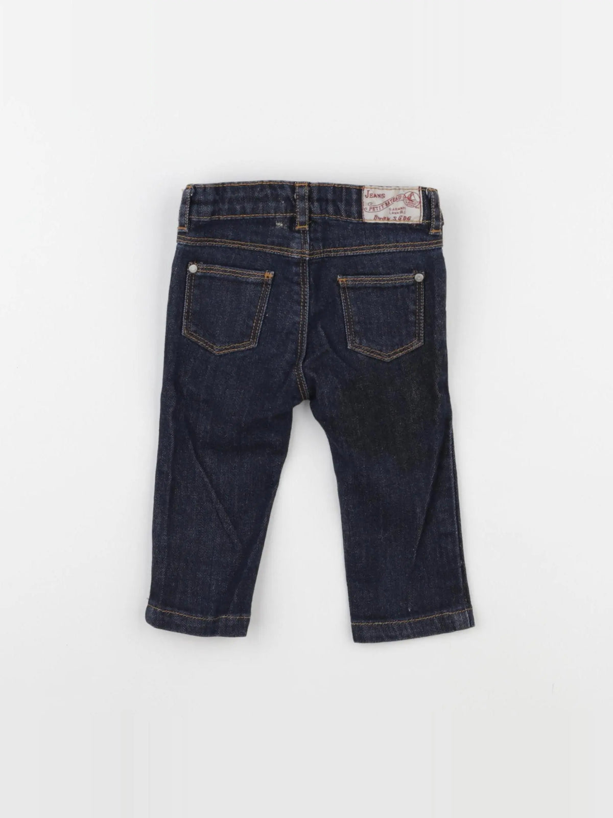 Petit Bateau - jean bleu - 6 mois