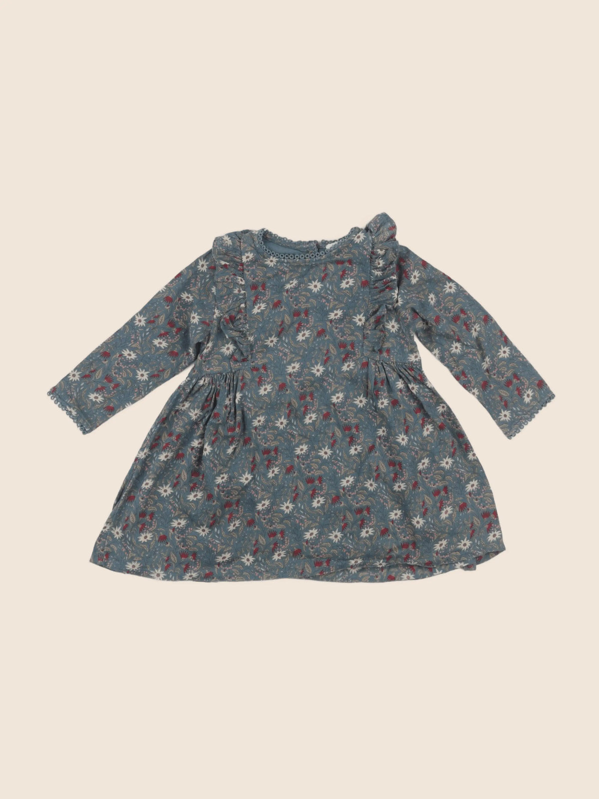 Boutchou - robe vert - 12 mois