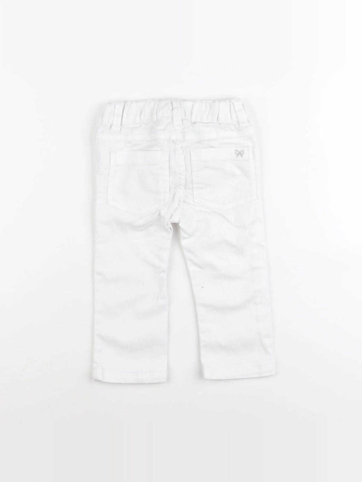 Jacadi - jean blanc - 18 mois