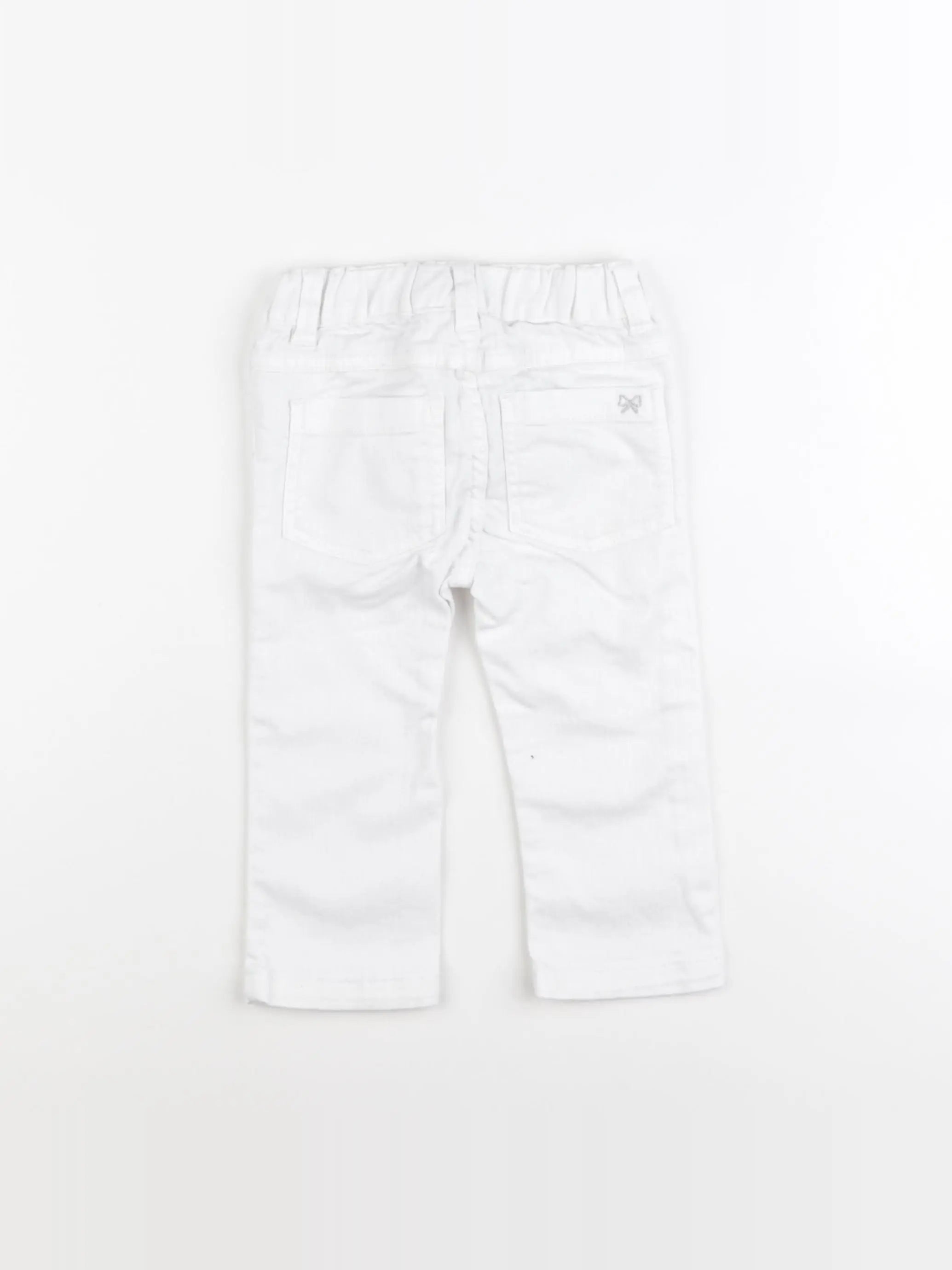Jacadi - jean blanc - 18 mois