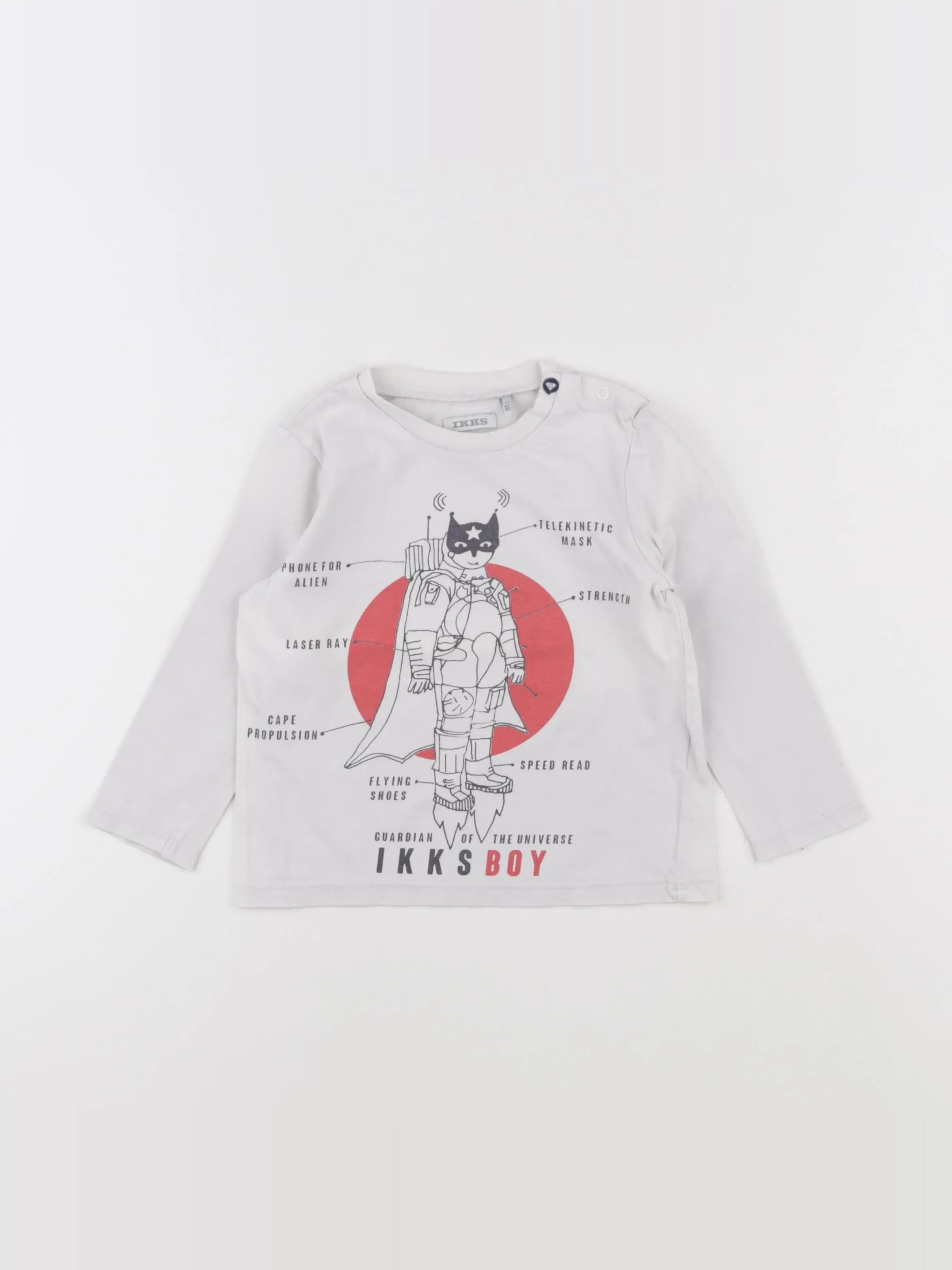 IKKS - tee-shirt blanc - 2 ans