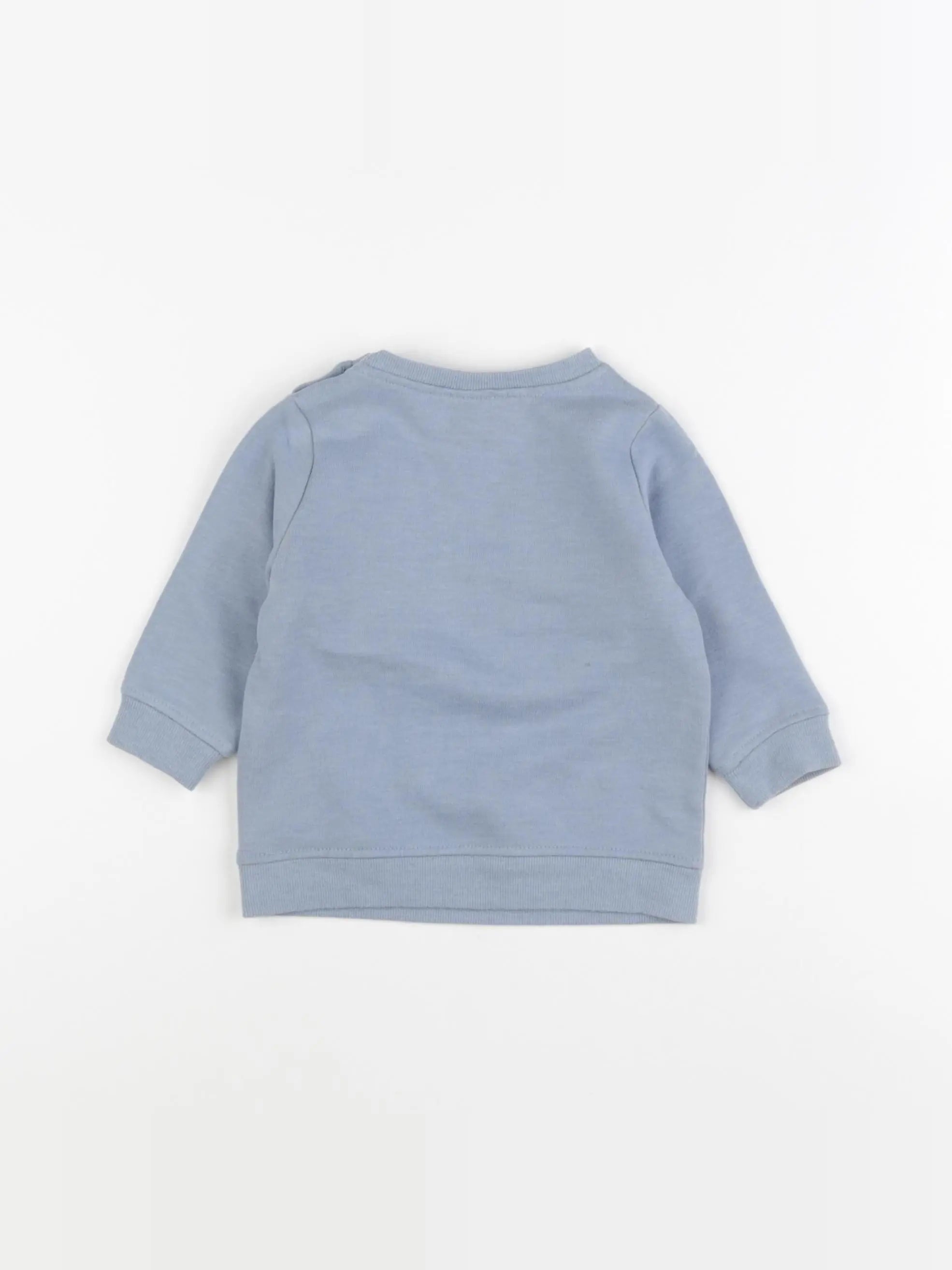 Tape à l'oeil - sweat bleu - 6 mois