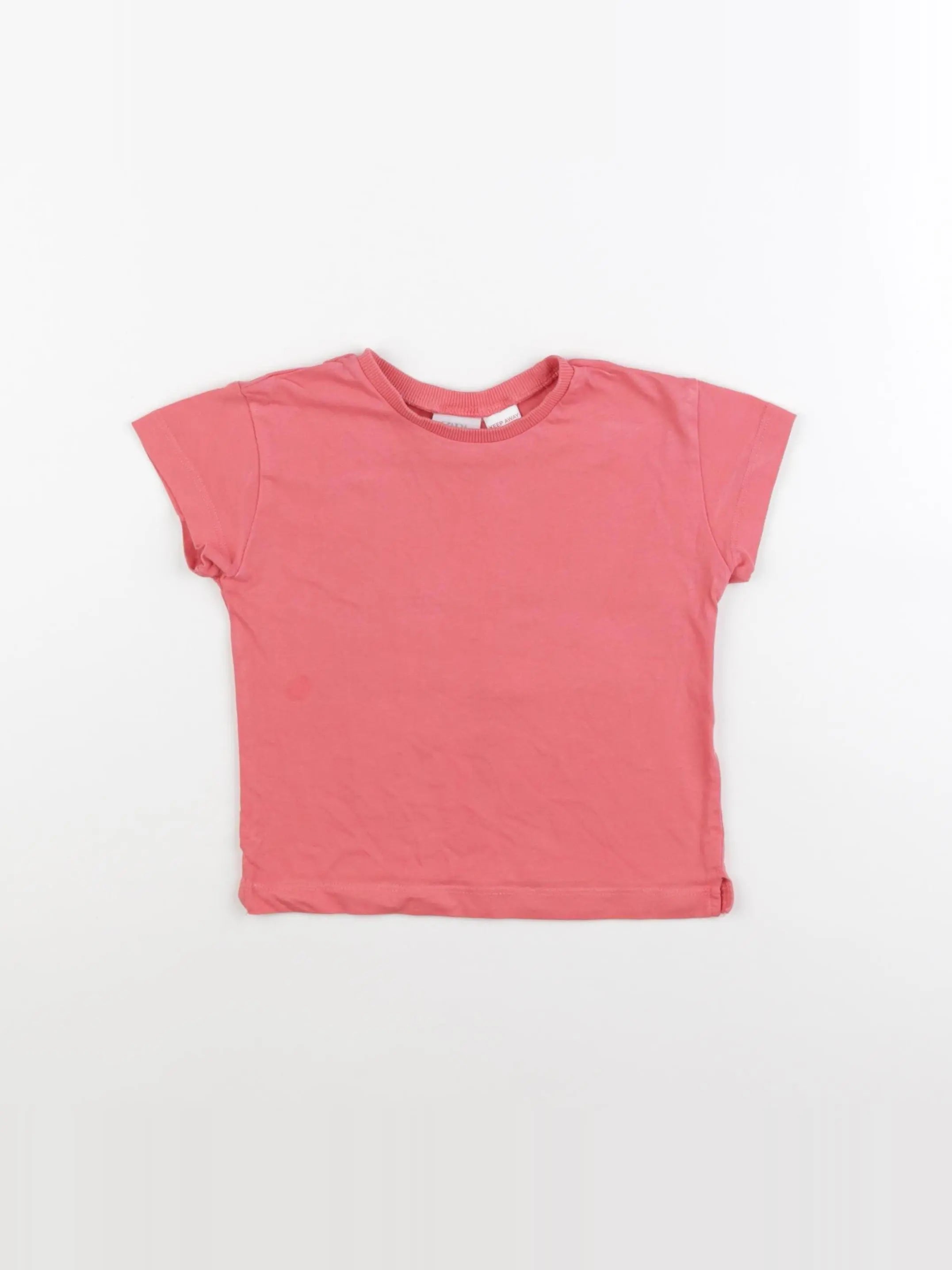 Zara - tee-shirt rose - 12/18 mois