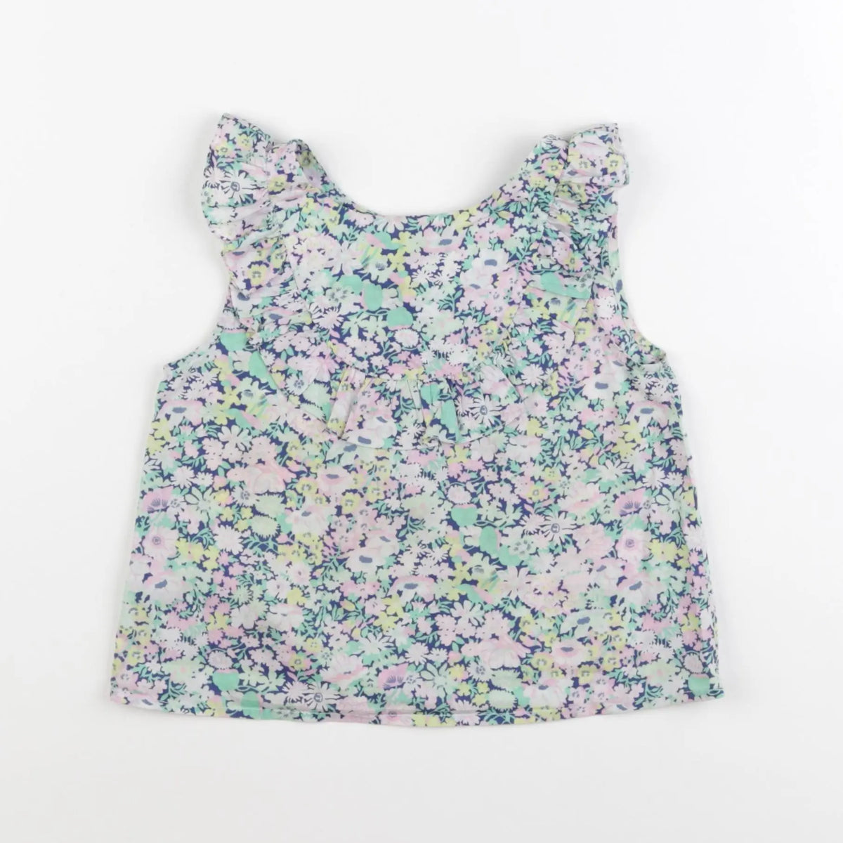 Jacadi - blouse liberty bleu - 4 ans