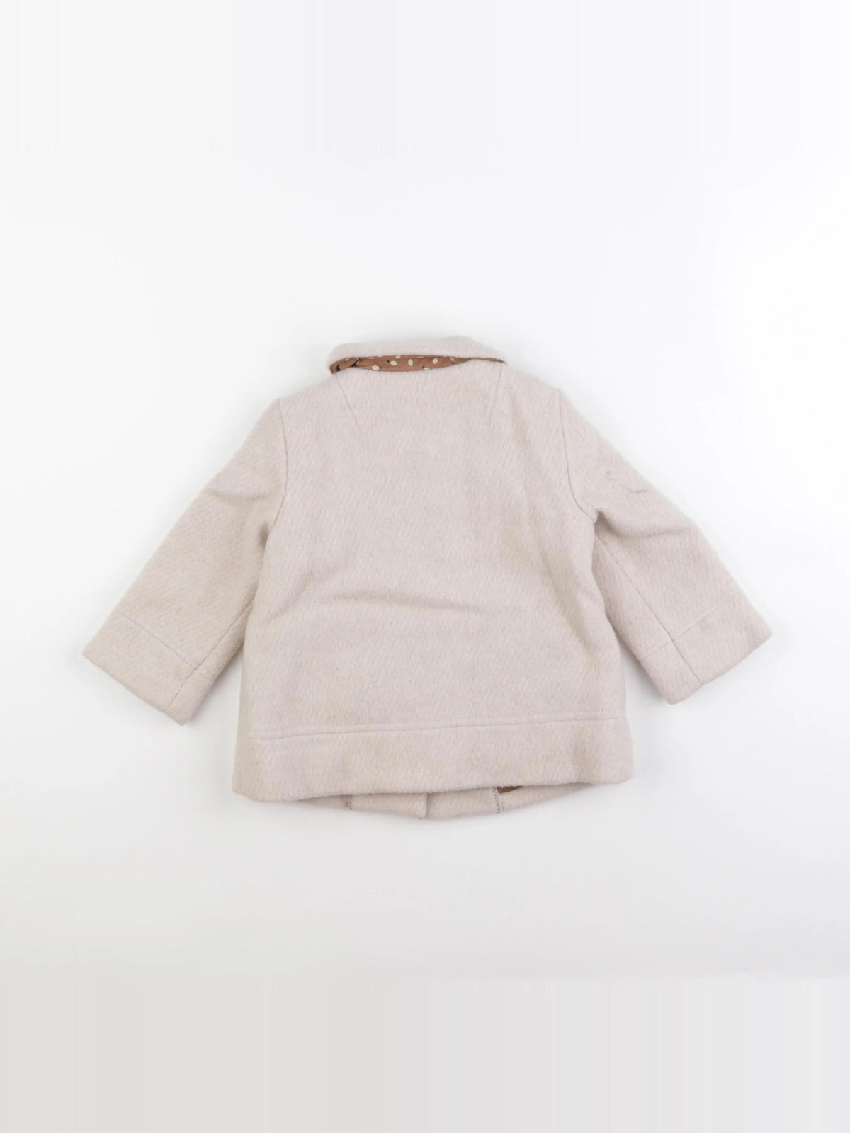 Zara - manteau beige - 12/18 mois