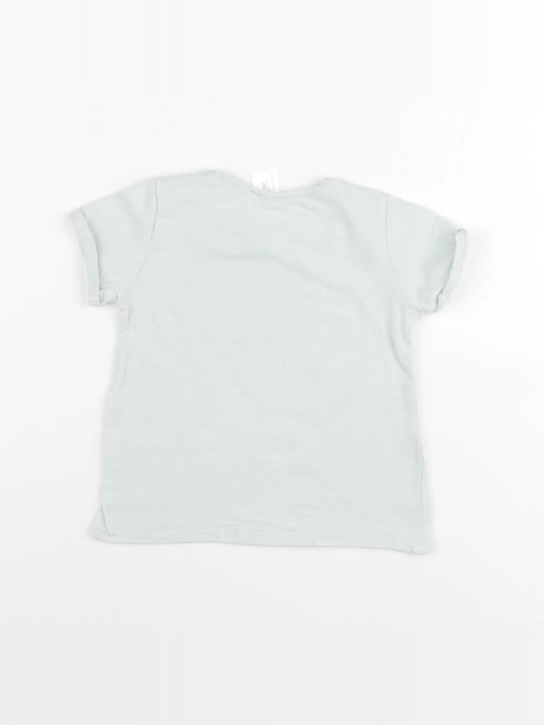 H&M - tee-shirt bleu - 9/12 mois