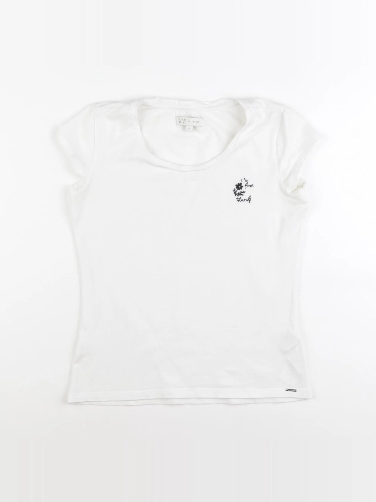 IKKS - tee-shirt blanc - 14 ans