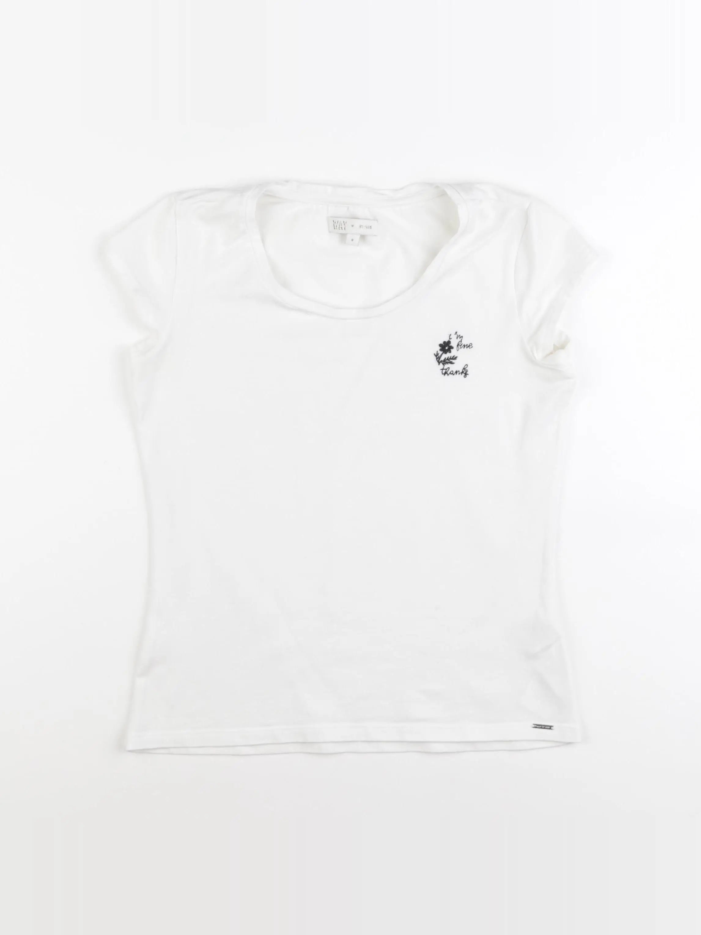 IKKS - tee-shirt blanc - 14 ans