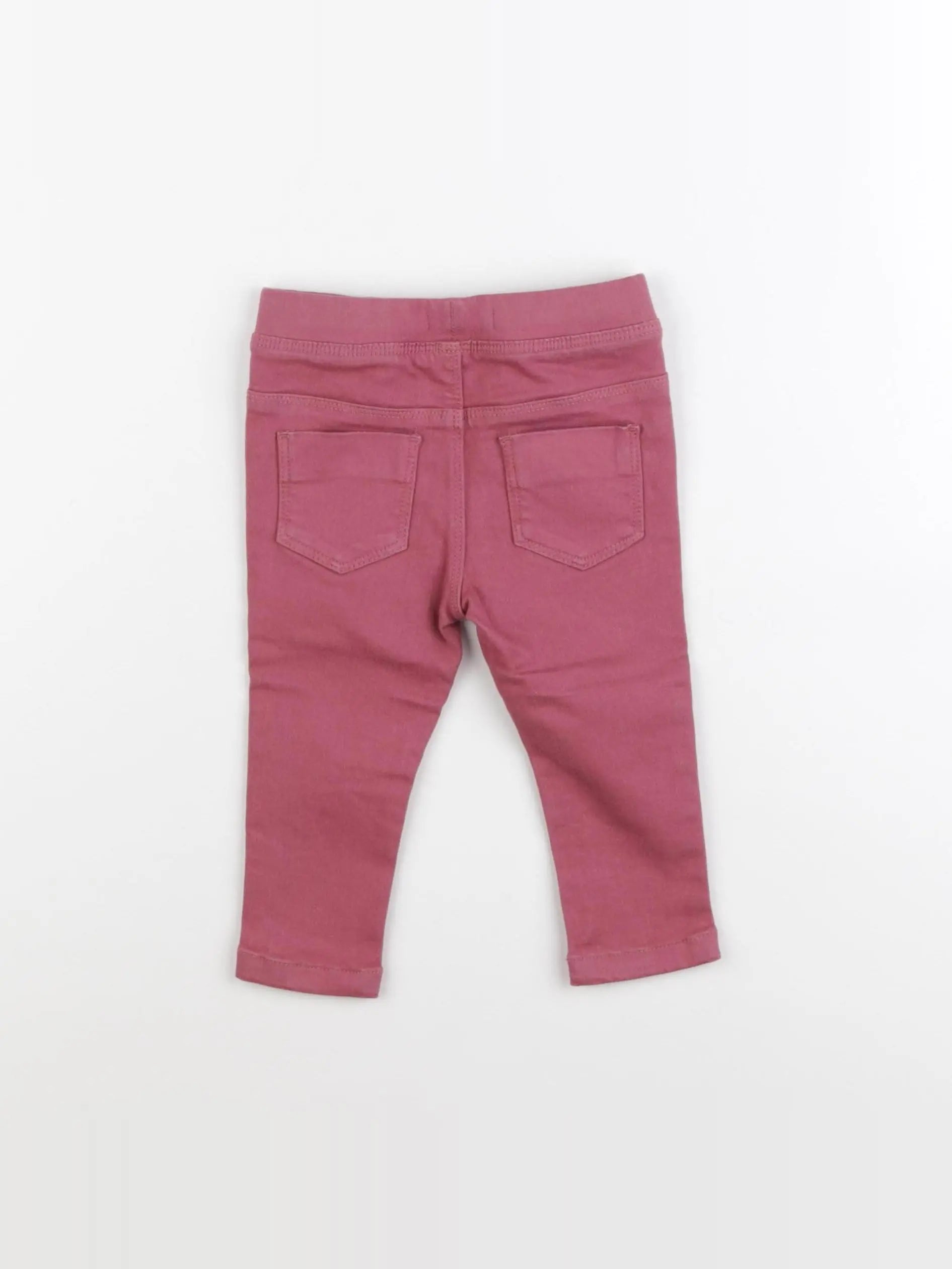 Vertbaudet - jegging rose - 12 mois