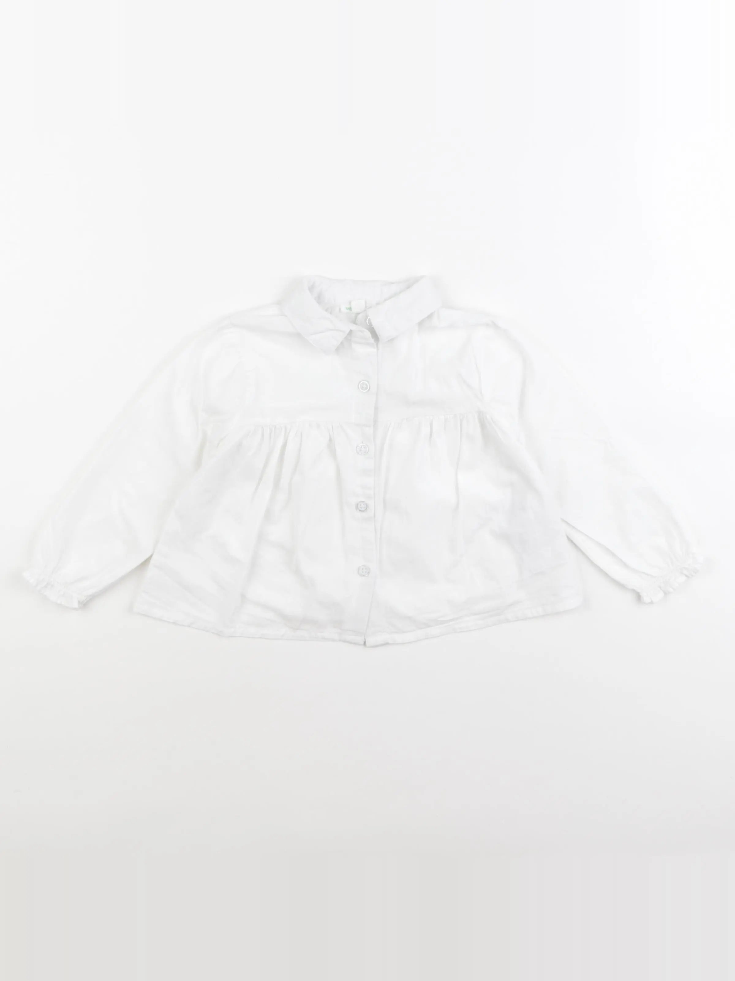 Vertbaudet - blouse blanc - 2 ans