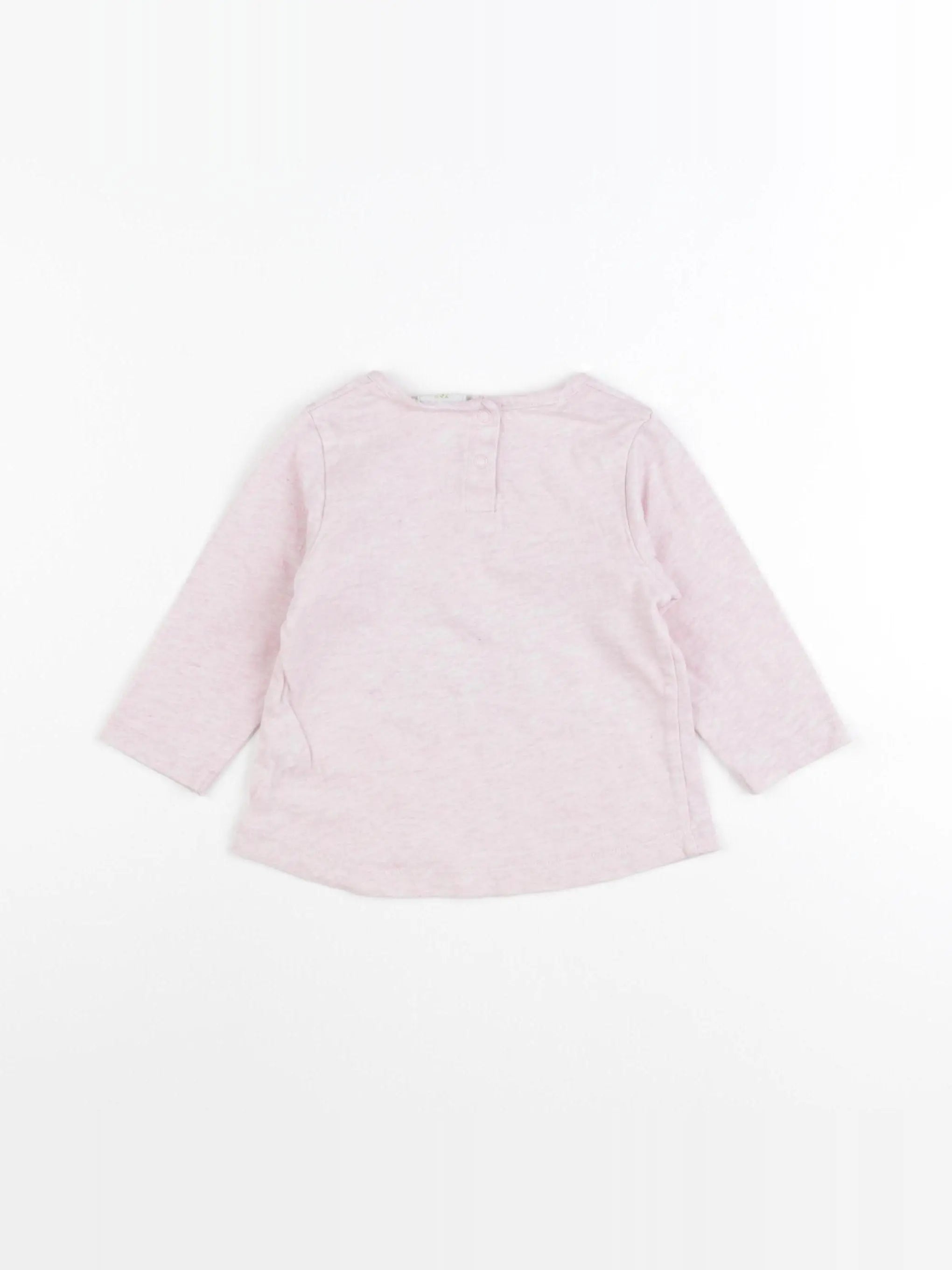 Tape à l'oeil - tee-shirt rose - 6 mois