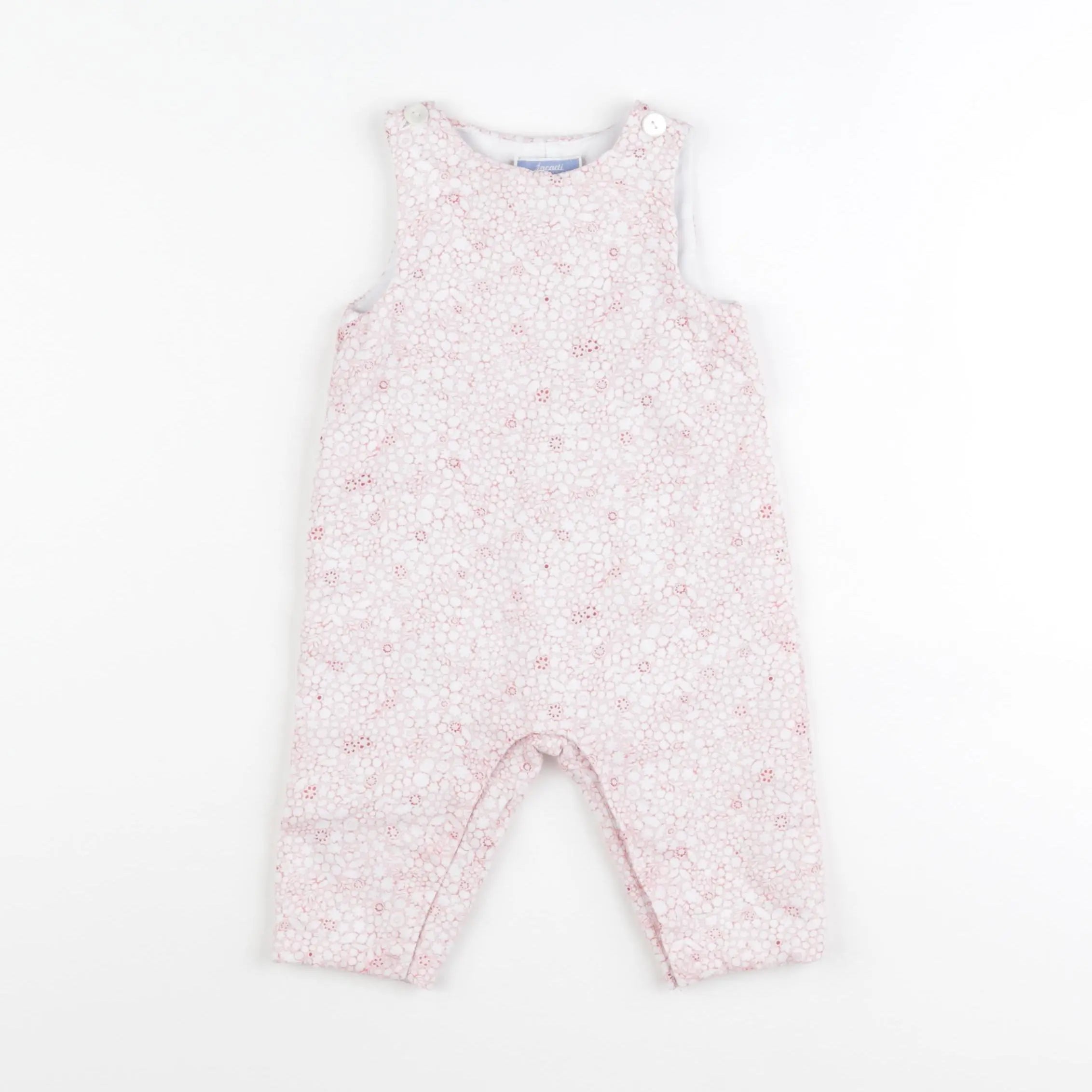 Jacadi - combinaison rose - 6 mois