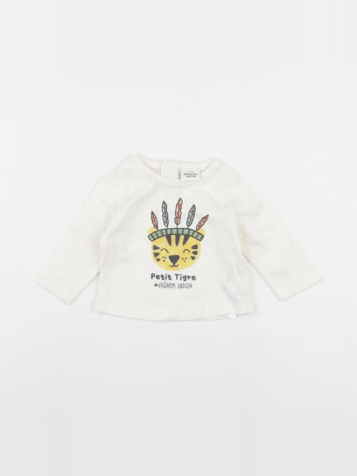 Tape à l'oeil - tee-shirt beige - 3 mois