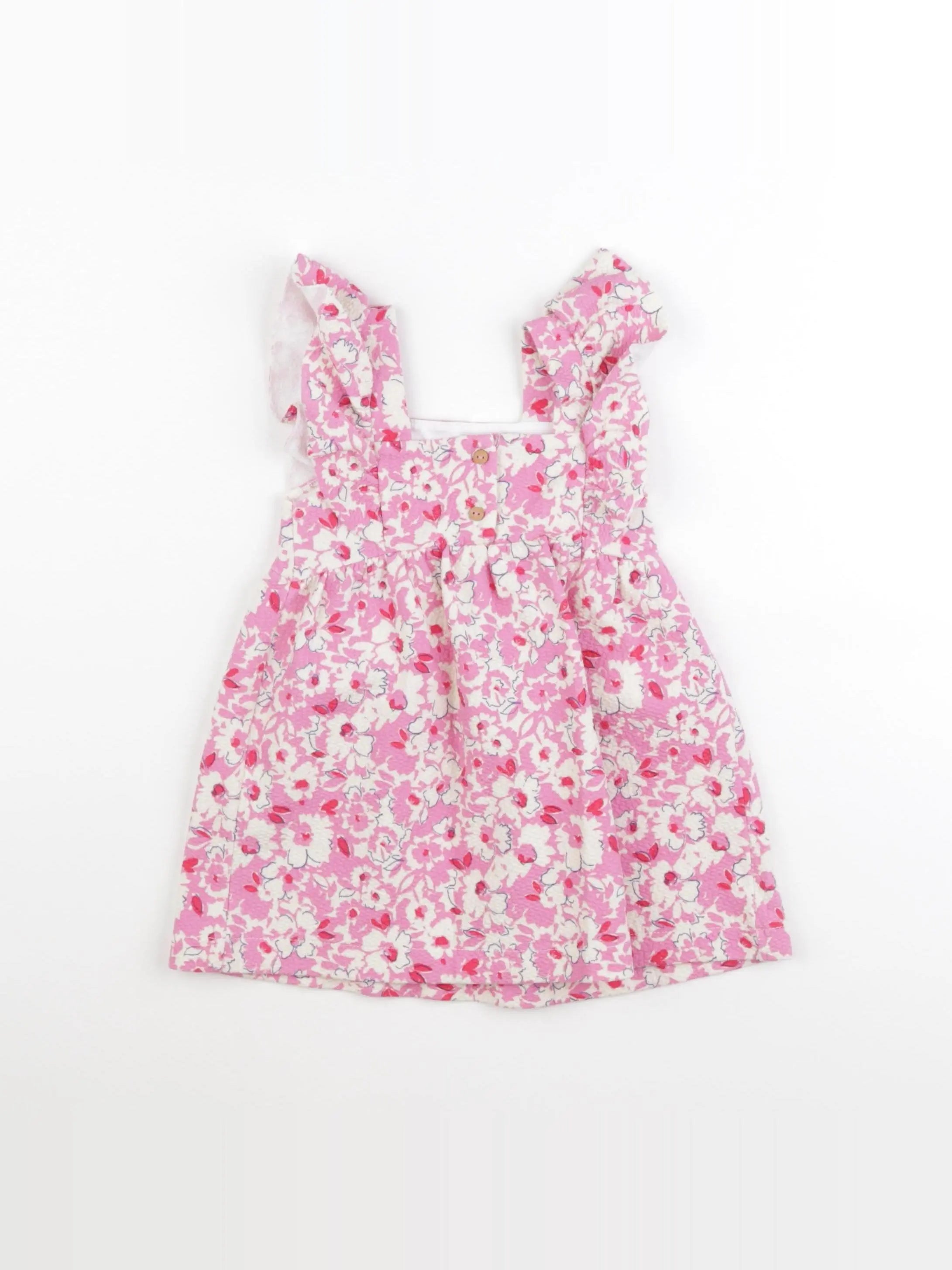Zara - robe rose - 12/18 mois
