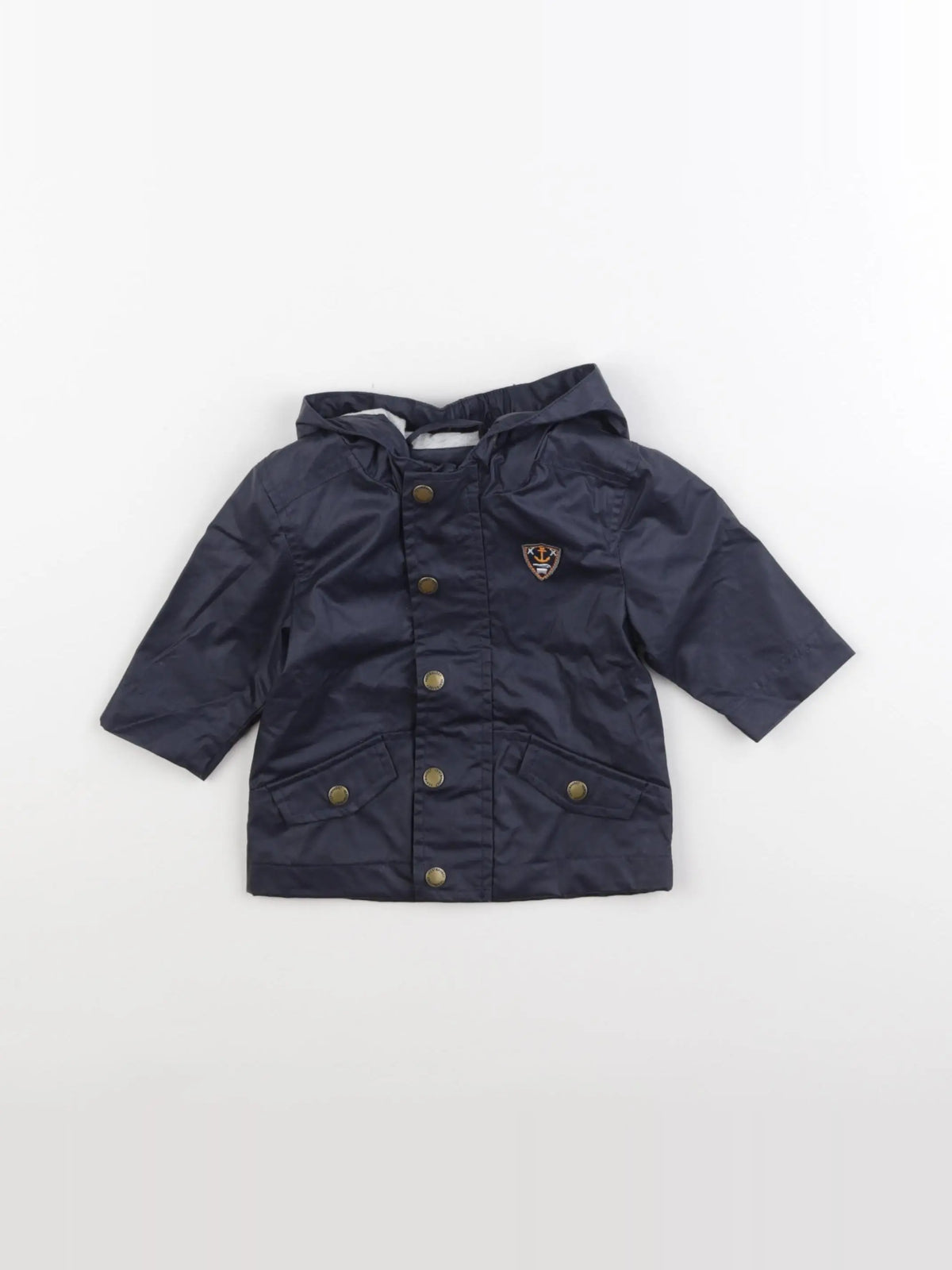 Vertbaudet - imperméable bleu - 3 mois