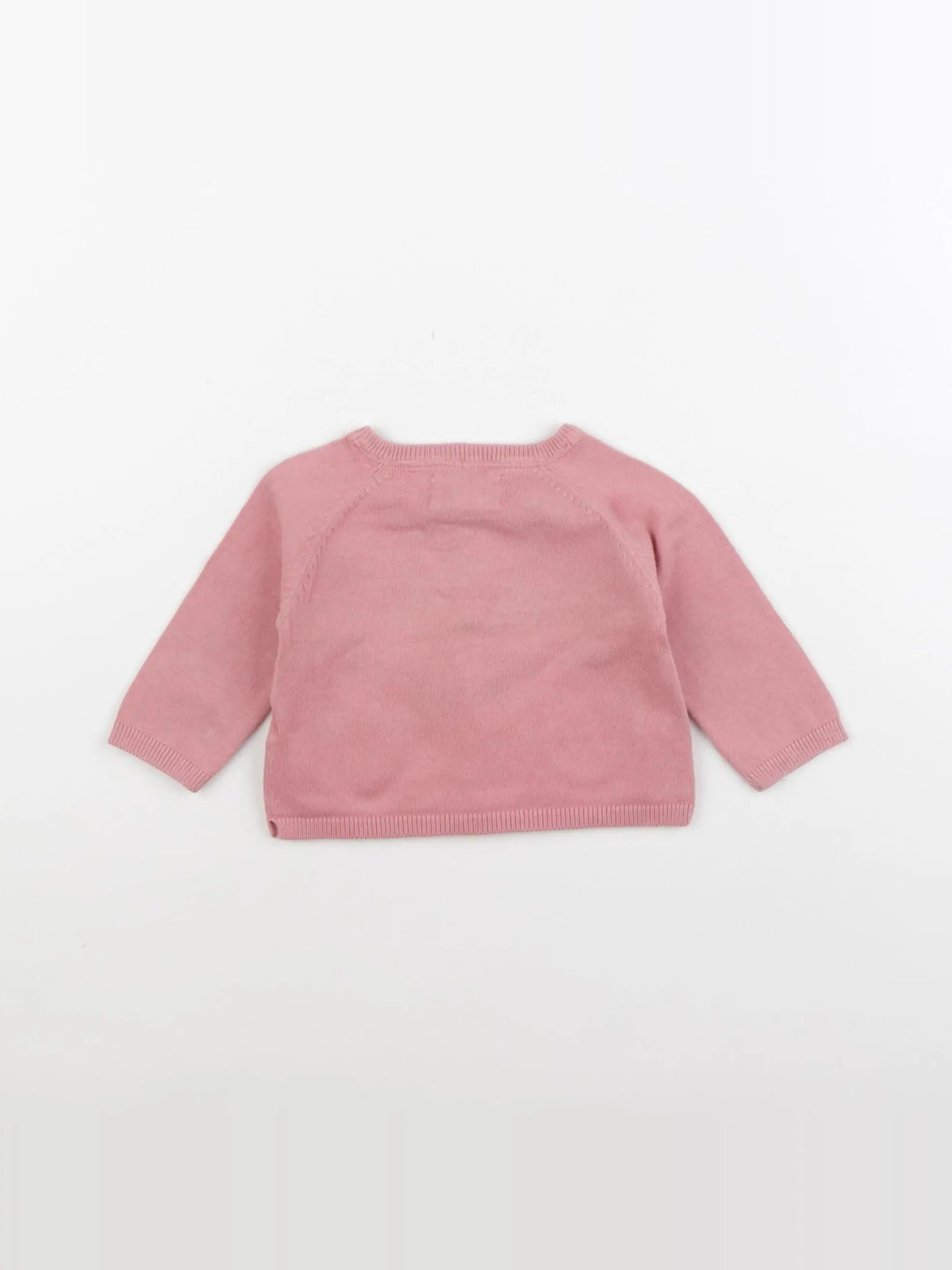 Zara - gilet rose - 3/6 mois