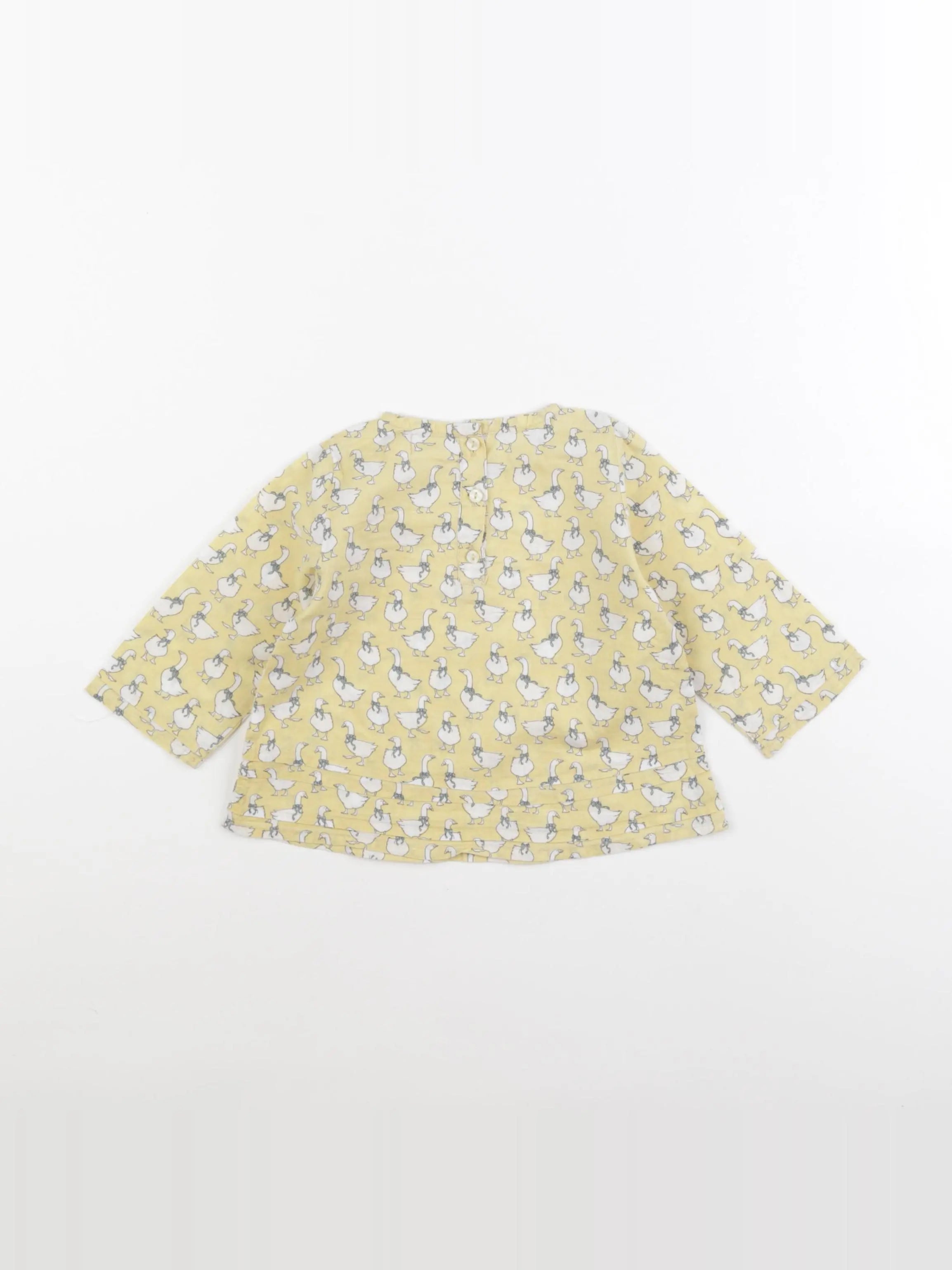 Bouchara - blouse jaune - 6 mois