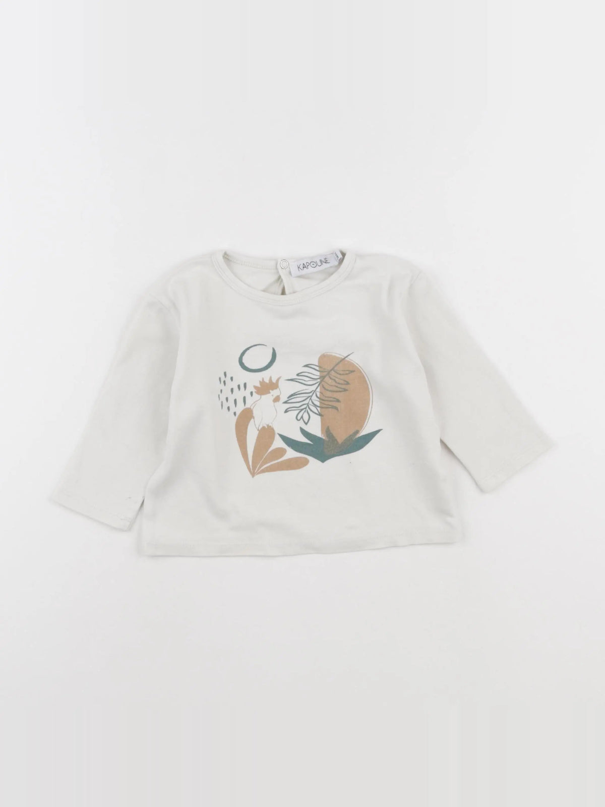 Kapoune - tee-shirt beige - 24 mois